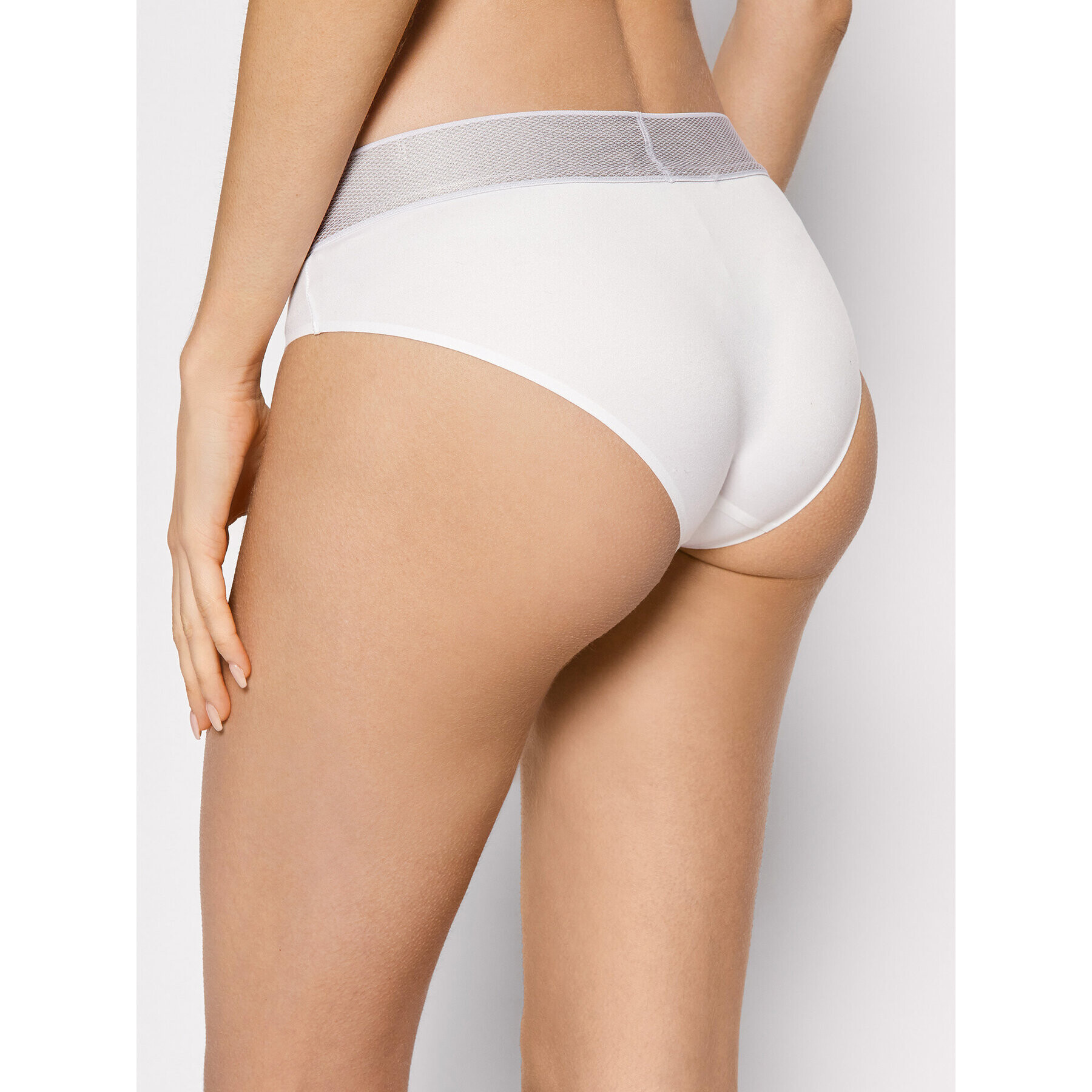 Calvin Klein Underwear Класически дамски бикини 000QF1999E Бял - Pepit.bg