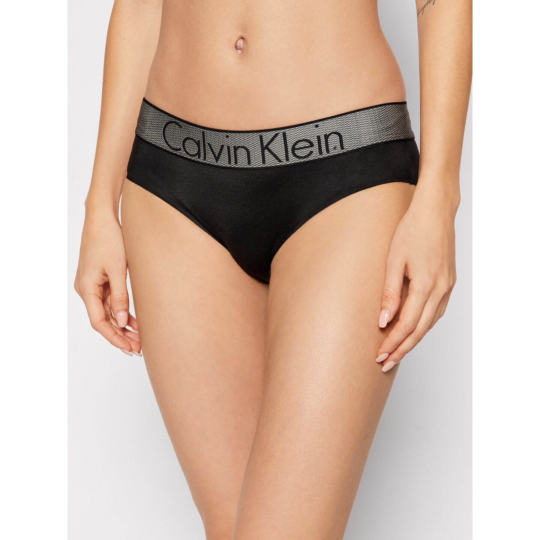 Calvin Klein Underwear Класически дамски бикини 000QF1999E Черен - Pepit.bg