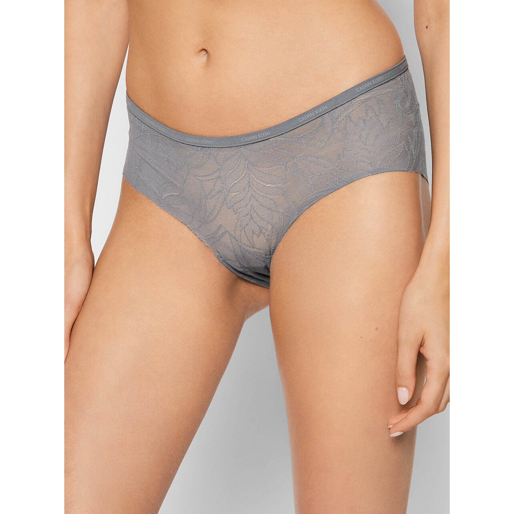 Calvin Klein Underwear Класически дамски бикини 000QF5245E Сив - Pepit.bg