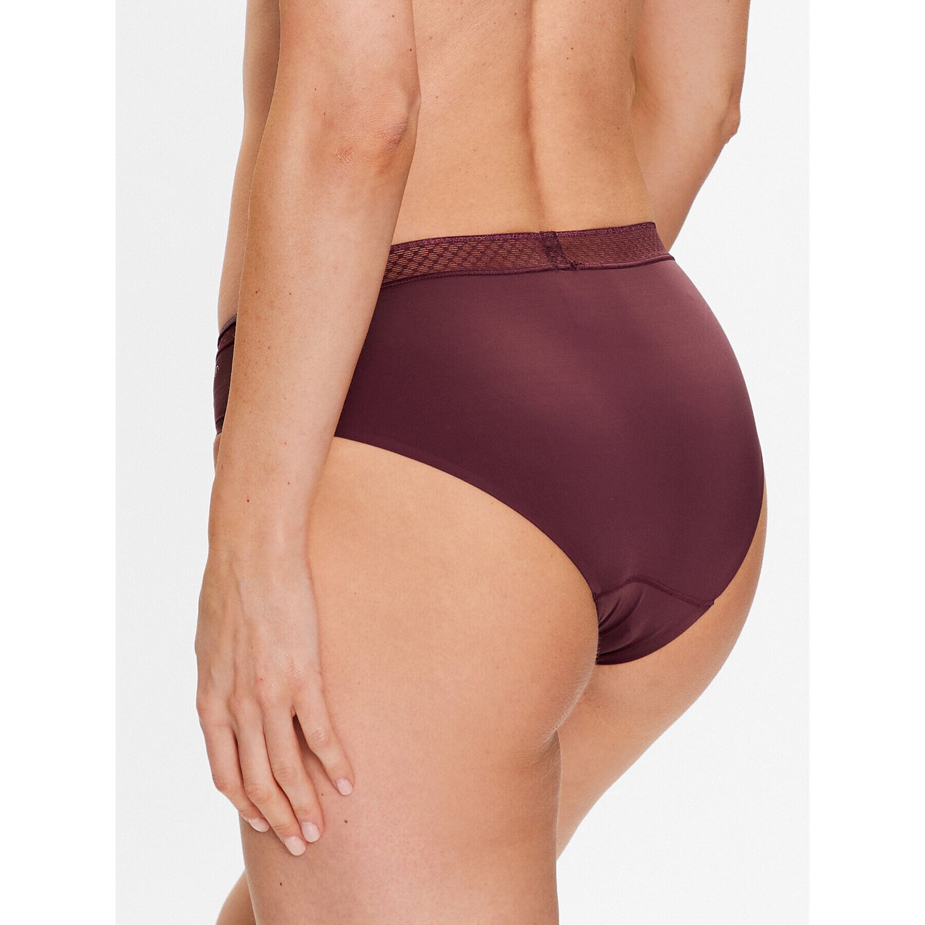 Calvin Klein Underwear Класически дамски бикини 000QF6308E Бордо - Pepit.bg