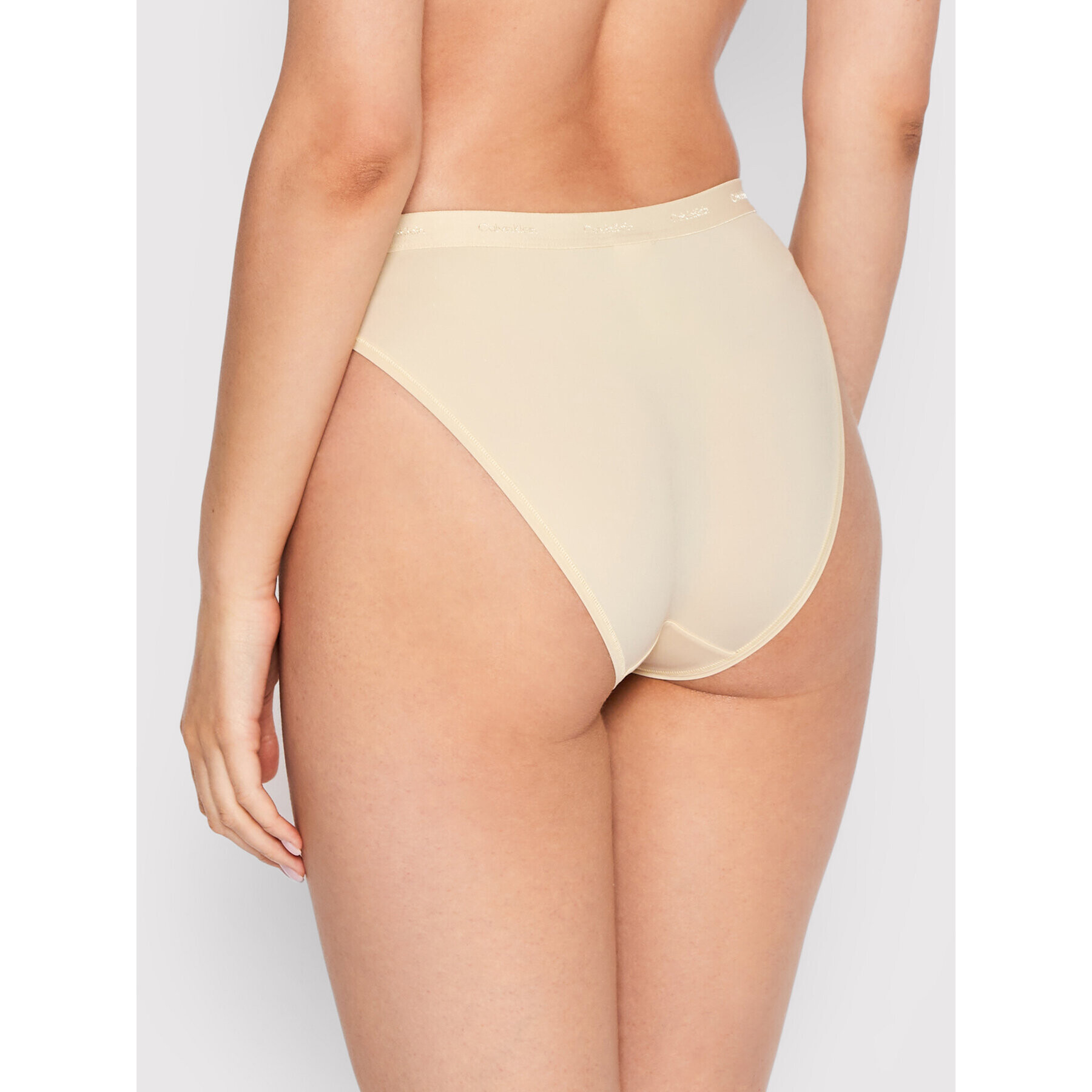 Calvin Klein Underwear Класически дамски бикини 000QF6761E Бежов - Pepit.bg