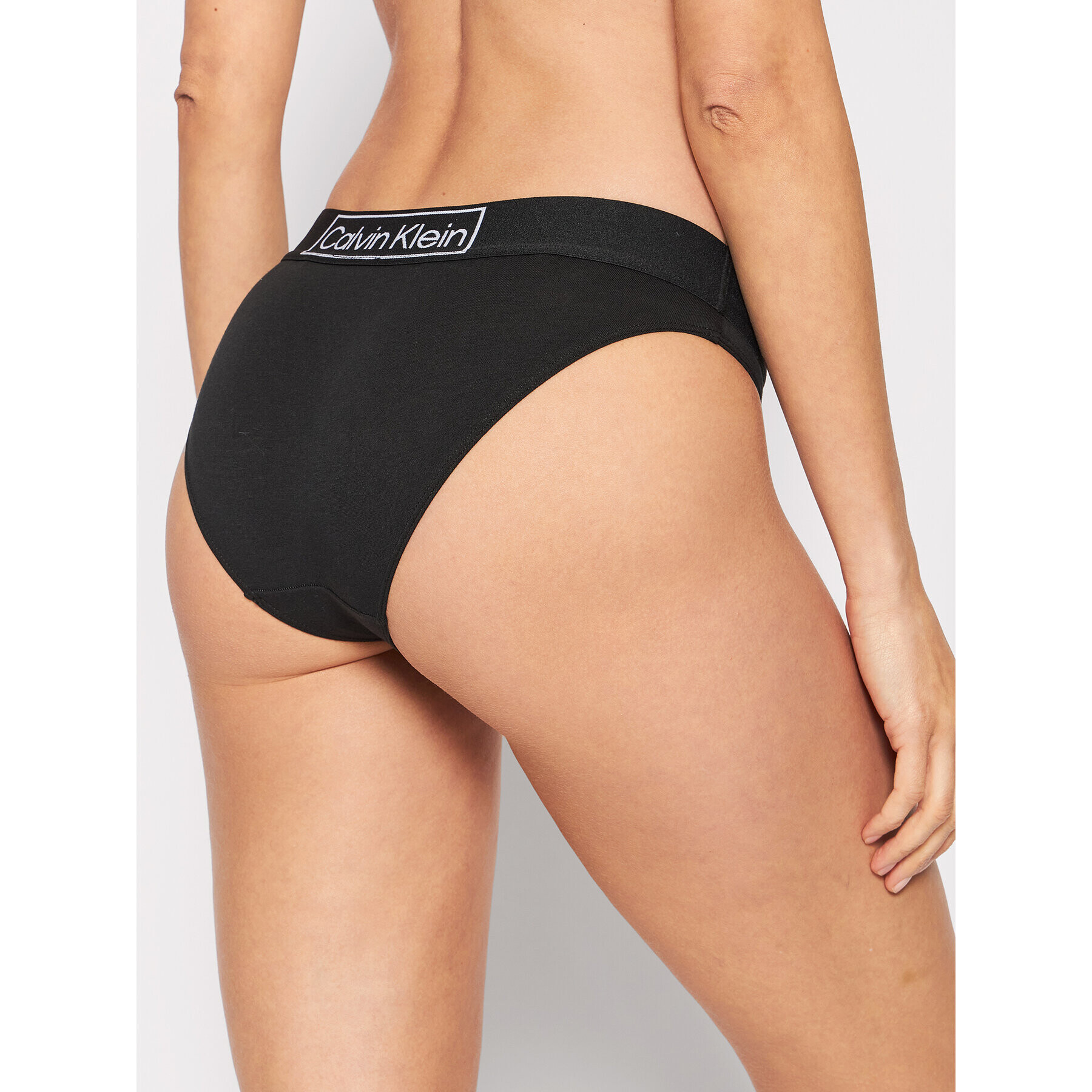 Calvin Klein Underwear Класически дамски бикини 000QF6775E Черен - Pepit.bg