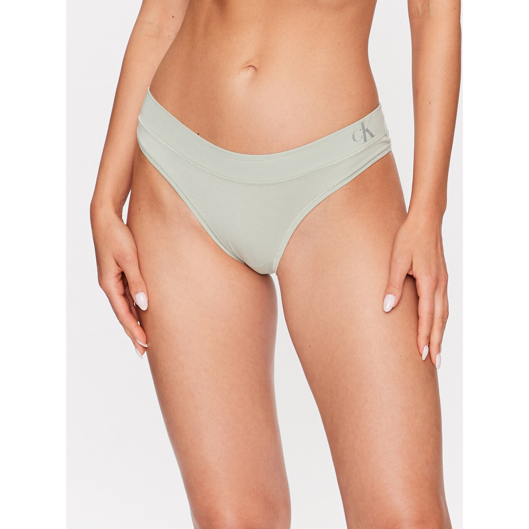 Calvin Klein Underwear Класически дамски бикини 000QF7090E Зелен - Pepit.bg