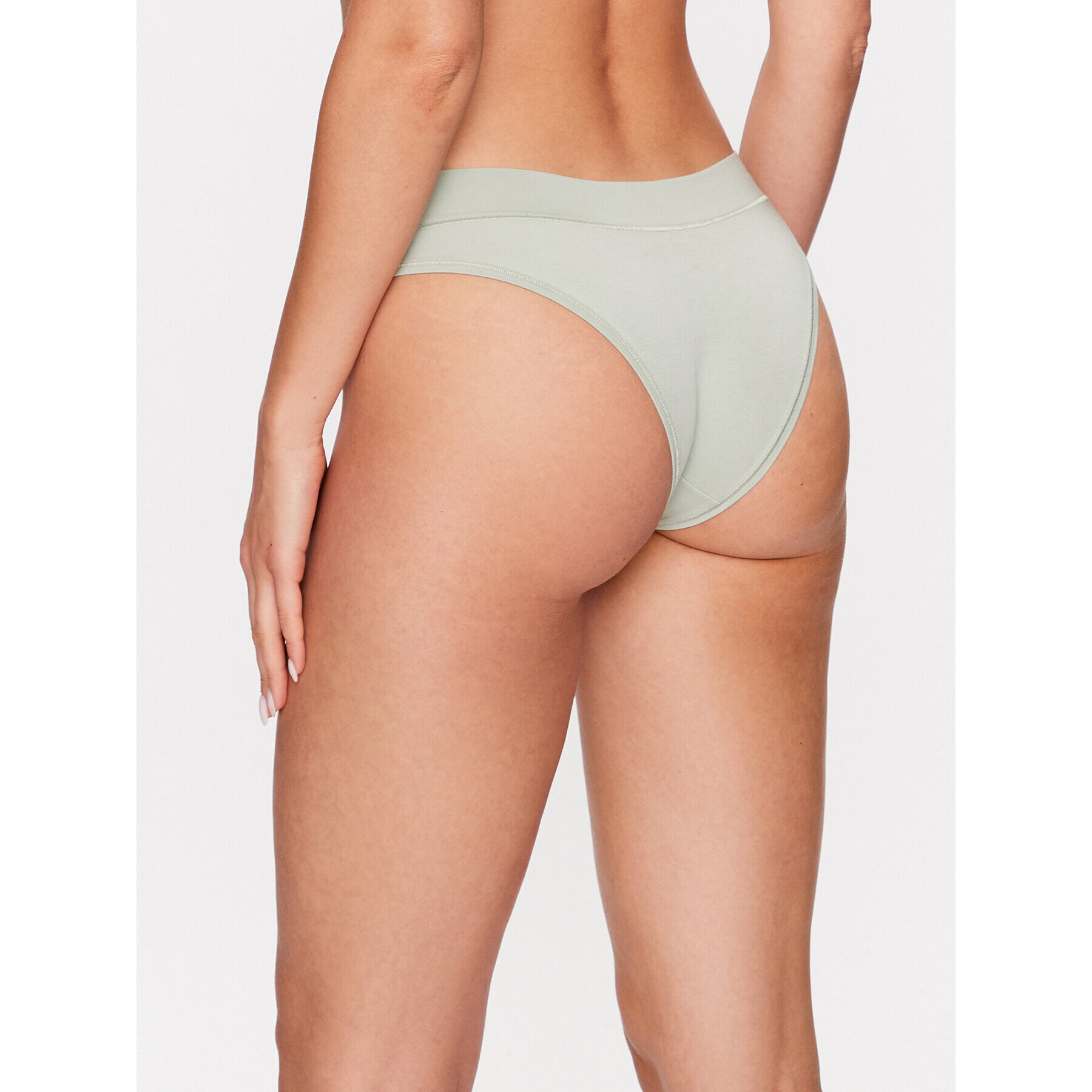 Calvin Klein Underwear Класически дамски бикини 000QF7090E Зелен - Pepit.bg