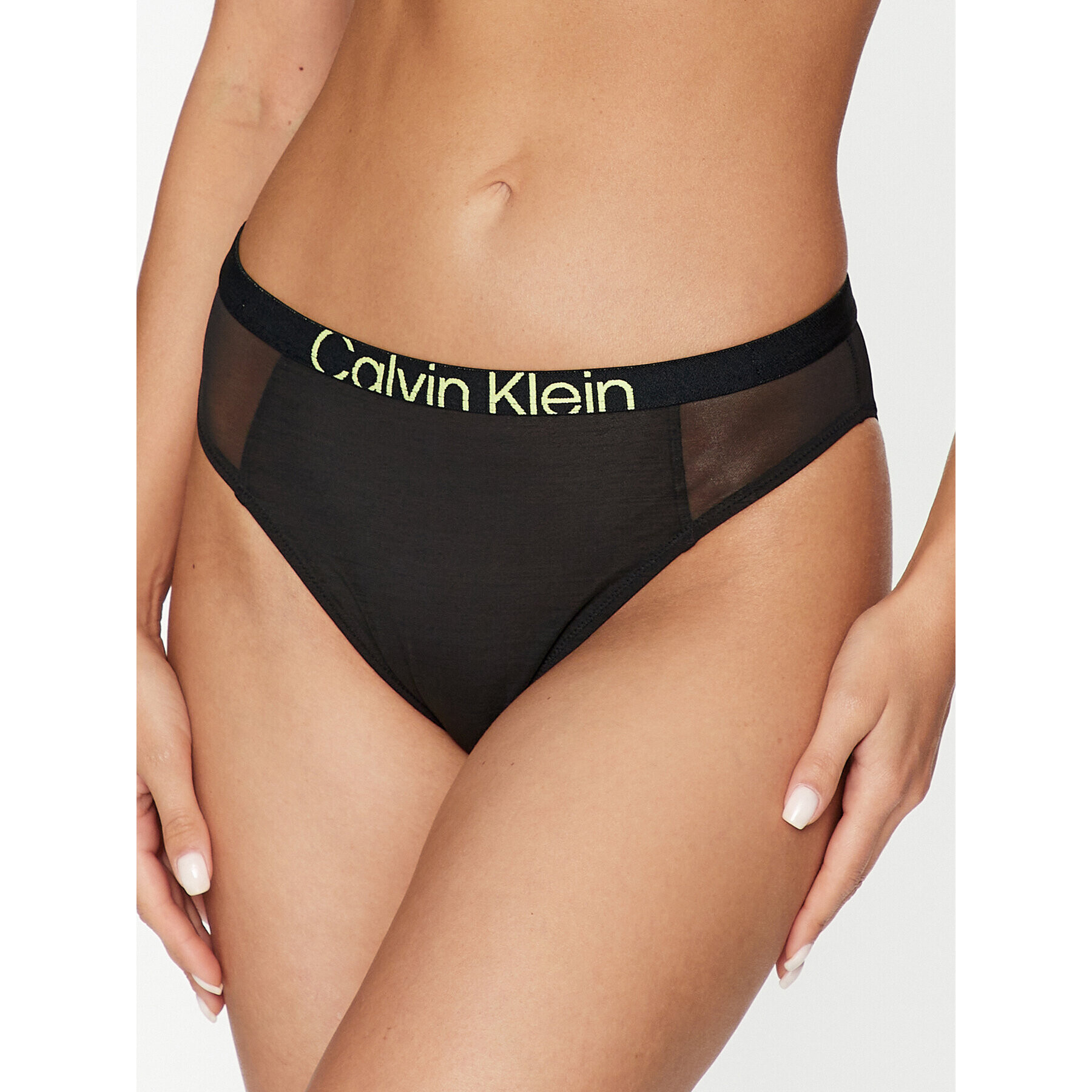 Calvin Klein Underwear Класически дамски бикини 000QF7395E Черен - Pepit.bg