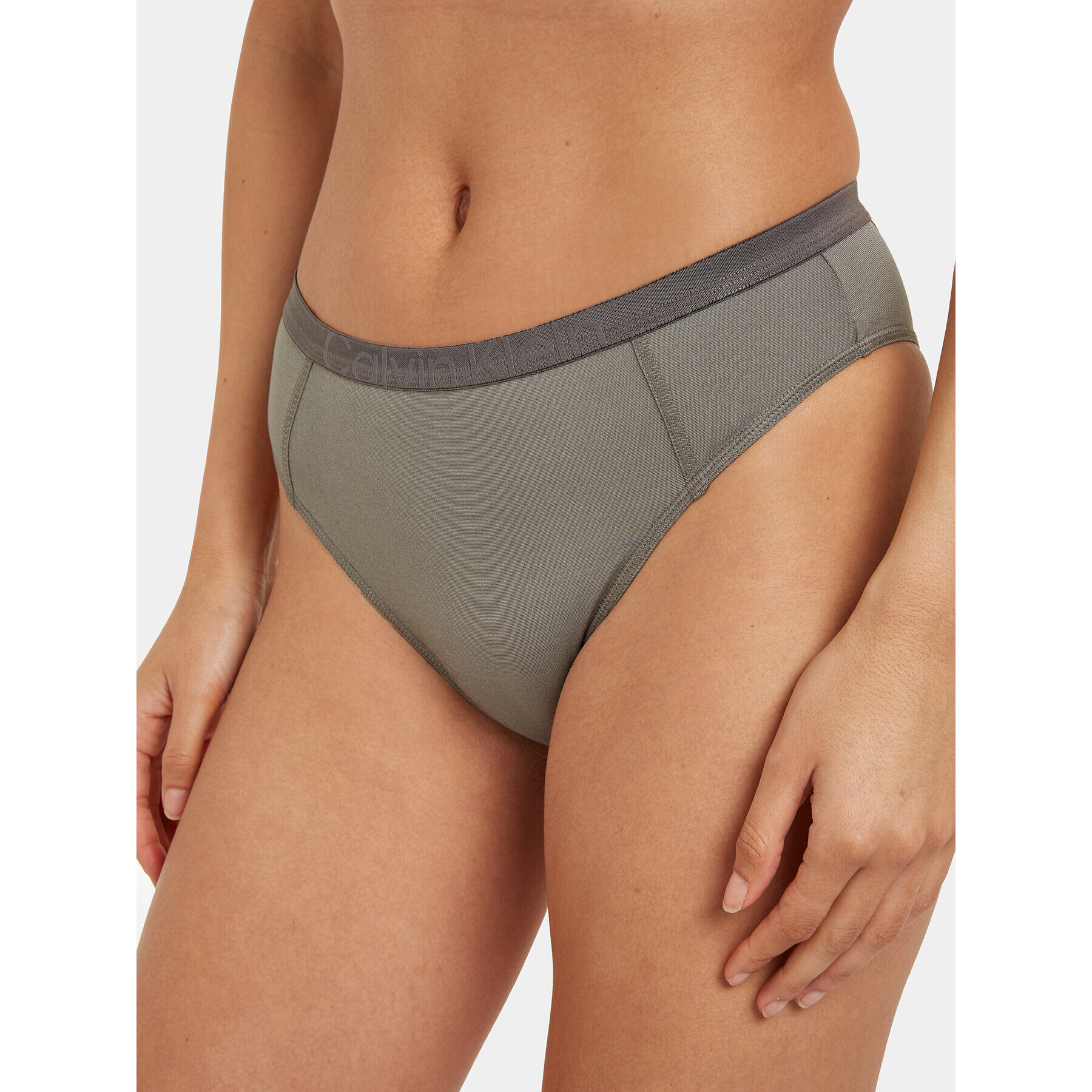 Calvin Klein Underwear Класически дамски бикини 000QF7432E Сив - Pepit.bg