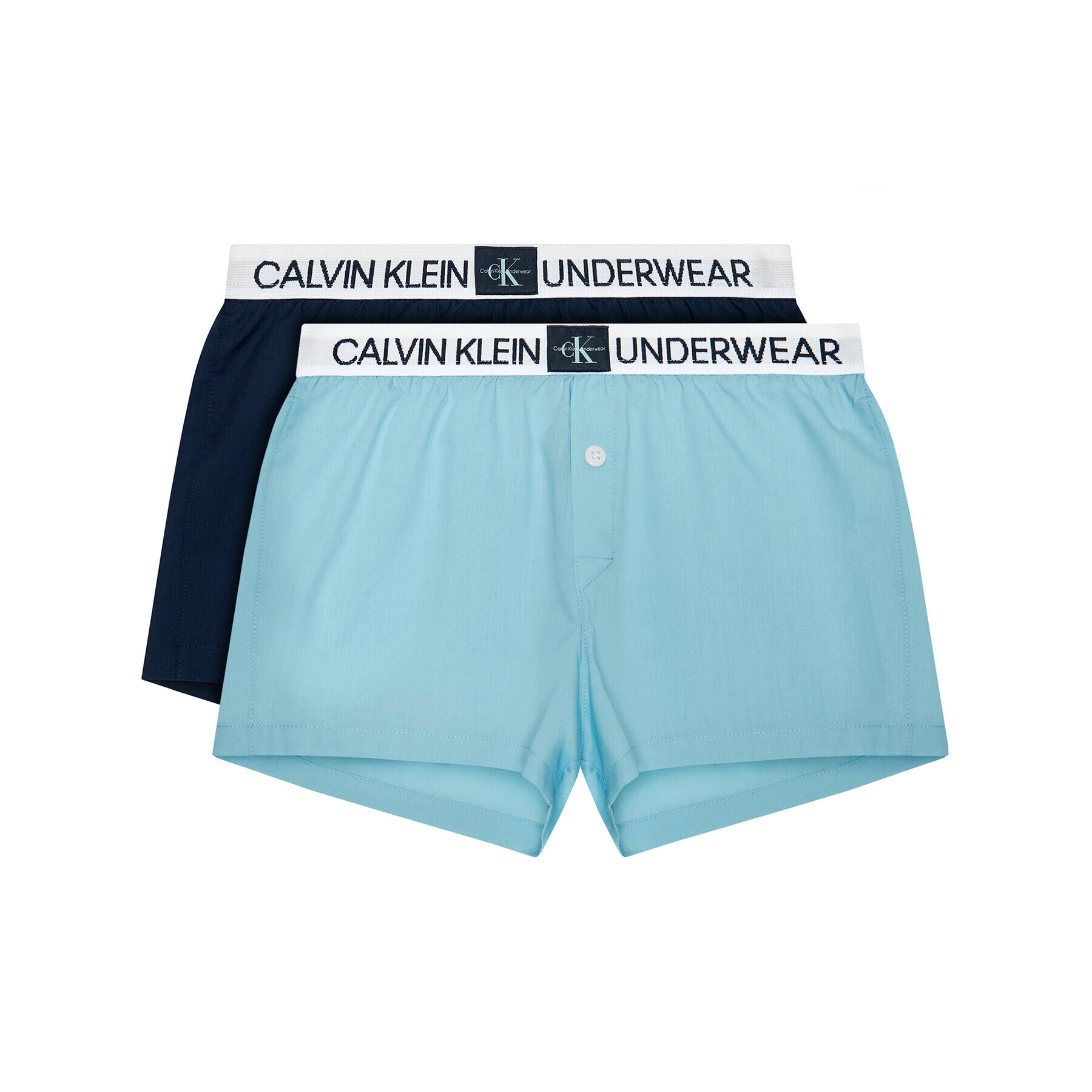 Calvin Klein Underwear Комплект 2 чифта боксерки B70B700326 Син - Pepit.bg