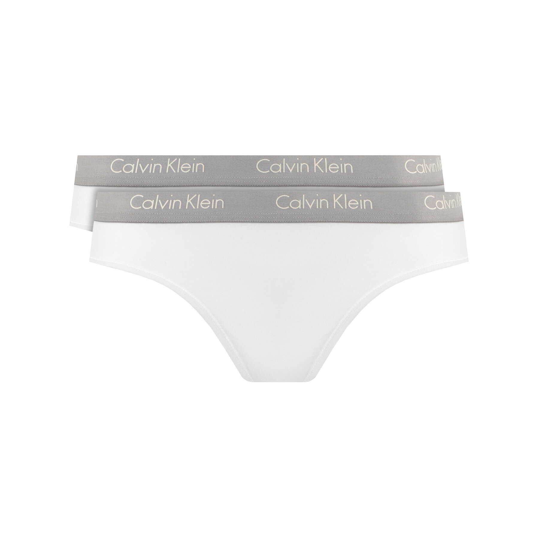 Calvin Klein Underwear Комплект 2 чифта класически бикини 000QD3584E Бял - Pepit.bg