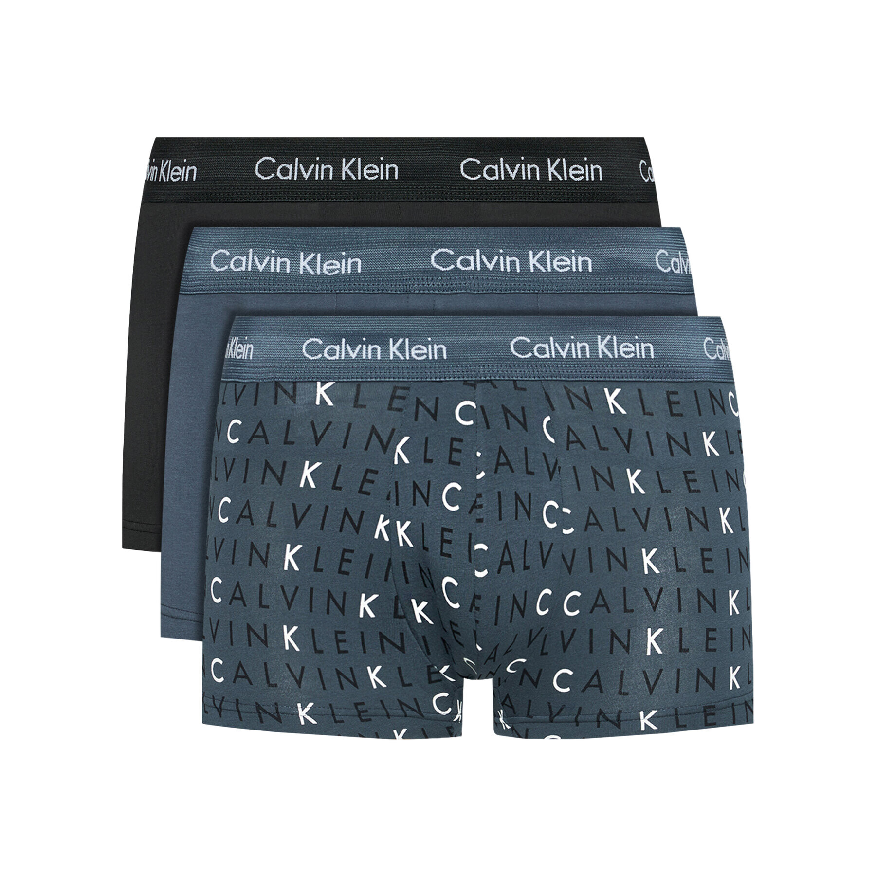 Calvin Klein Underwear Комплект 3 чифта боксерки 0000U2664G Тъмносин - Pepit.bg