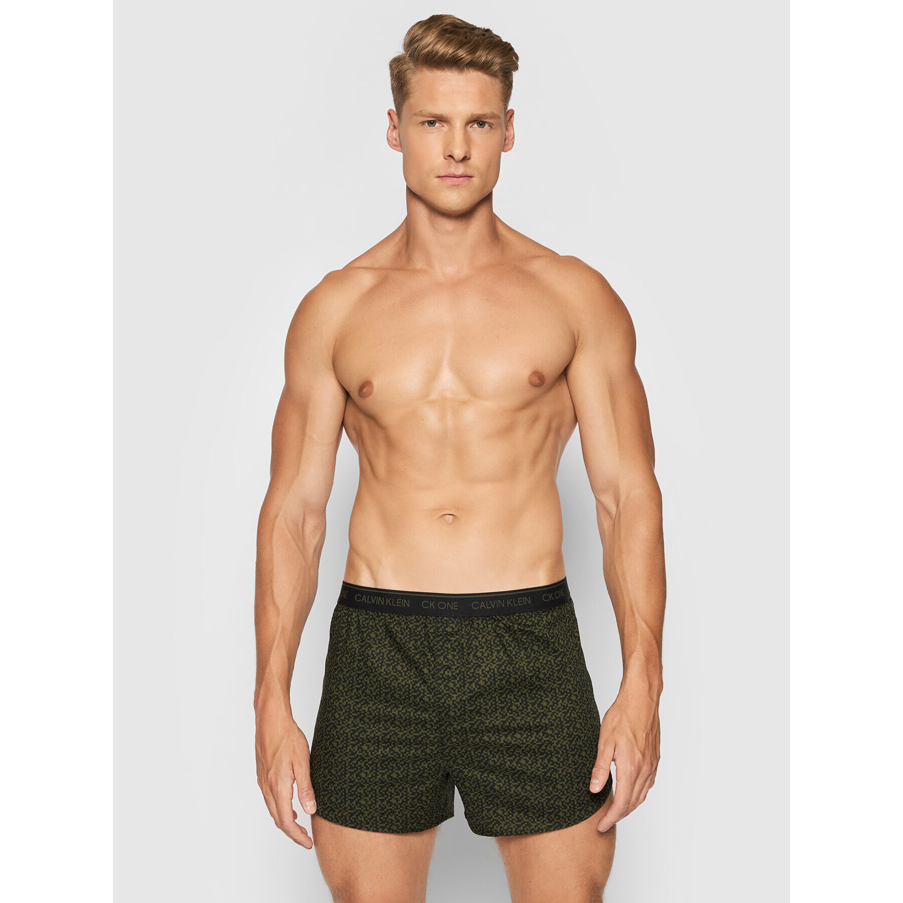 Calvin Klein Underwear Комплект 3 чифта боксерки 000NB3000A Зелен - Pepit.bg