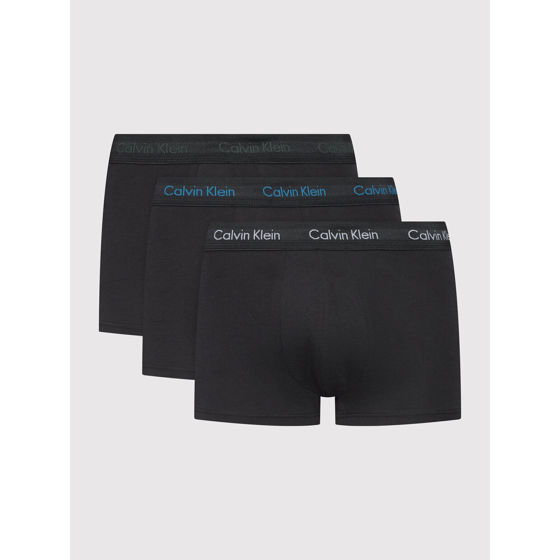 Calvin Klein Underwear Комплект 3 чифта боксерки Trunk 0000U2664G Черен - Pepit.bg