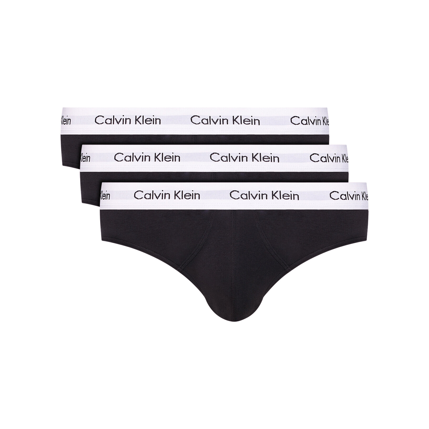 Calvin Klein Underwear Комплект 3 чифта слипове 0000U2661G Черен - Pepit.bg