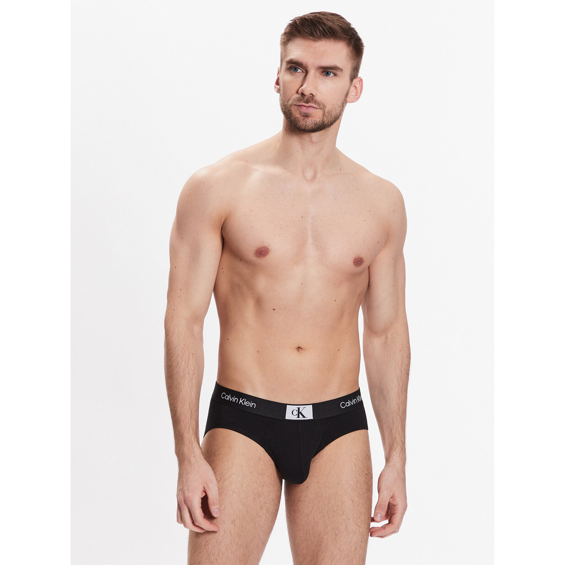 Calvin Klein Underwear Комплект 3 чифта слипове 000NB3527A Черен - Pepit.bg