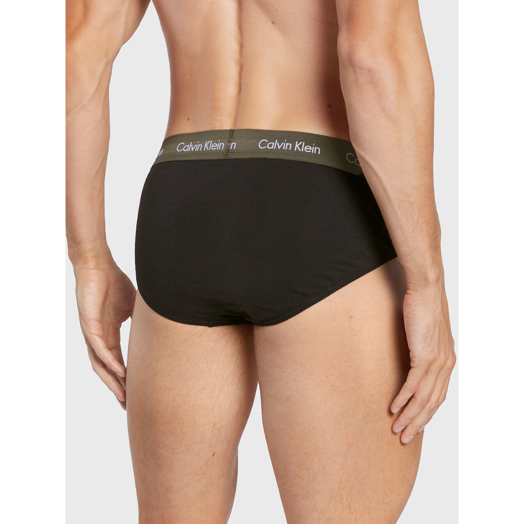 Calvin Klein Underwear Комплект 3 чифта слипове Hip Brief 0000U2661G Черен - Pepit.bg