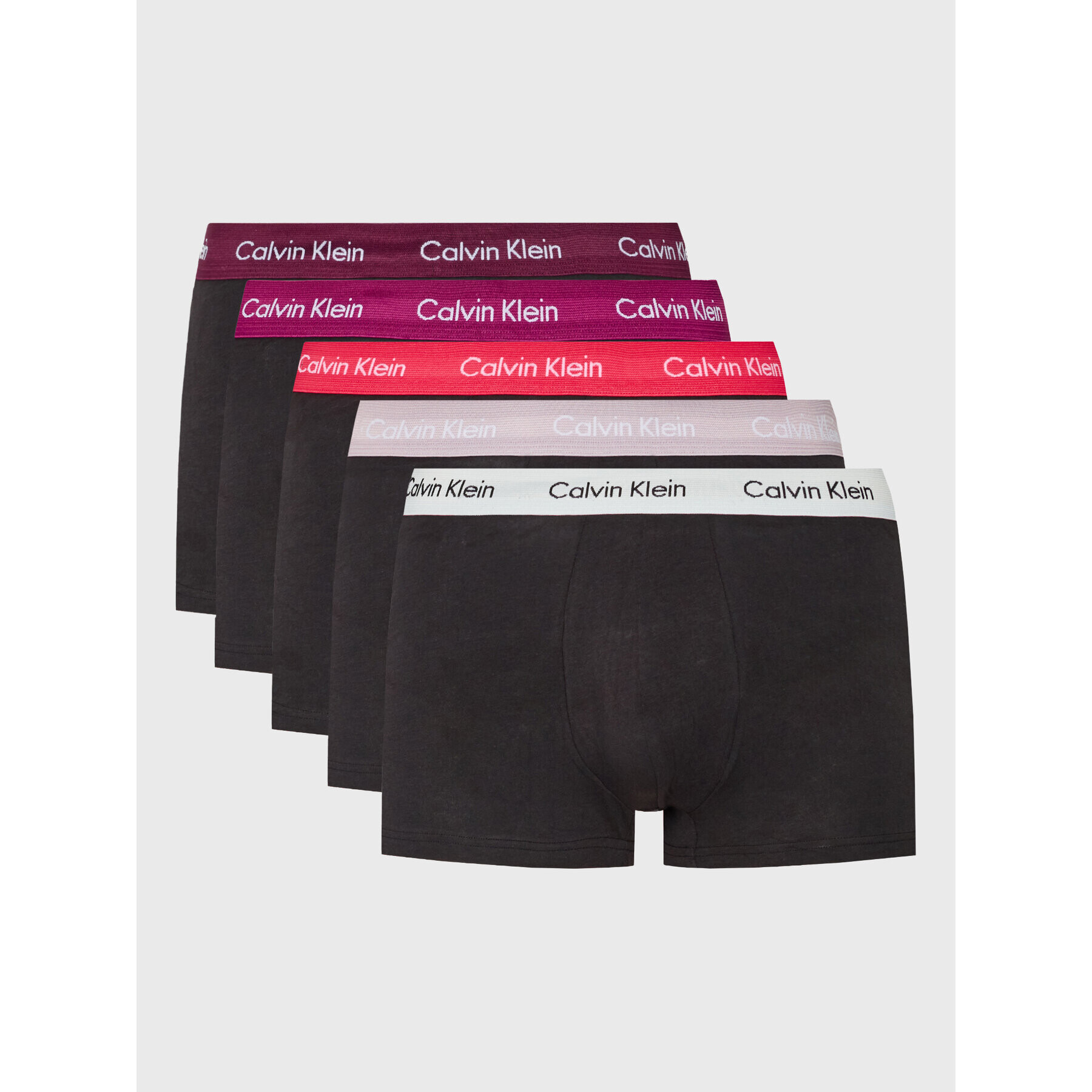 Calvin Klein Underwear Комплект 5 чифта боксери Low Rise Trunk 000NB2631A Черен - Pepit.bg