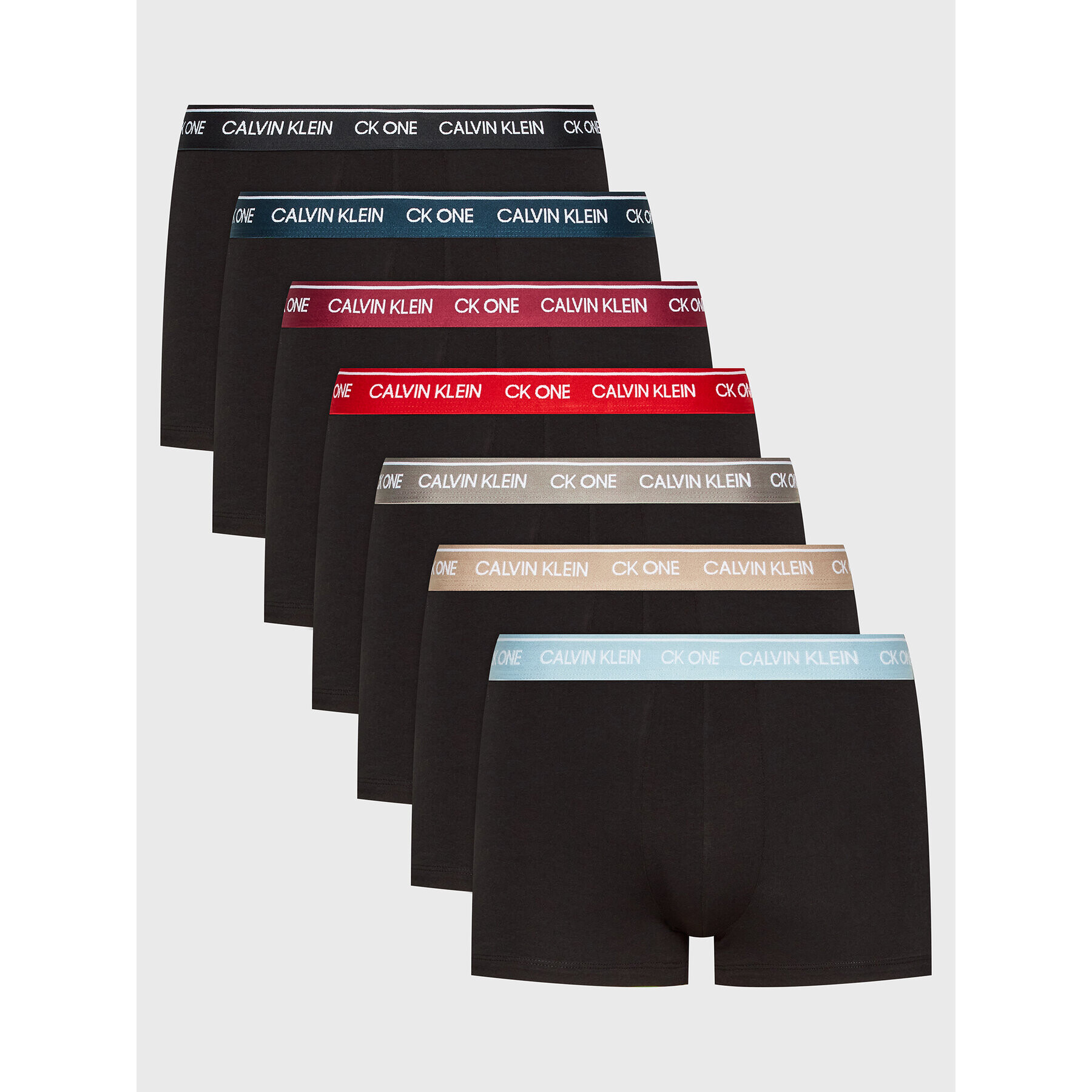 Calvin Klein Underwear Комплект 7 чифта боксери 000NB2860A Черен - Pepit.bg