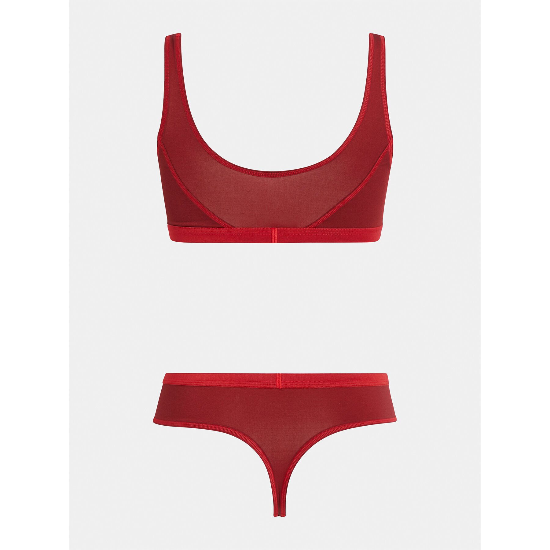 Calvin Klein Underwear Комплект бельо 000QF7493E Червен - Pepit.bg