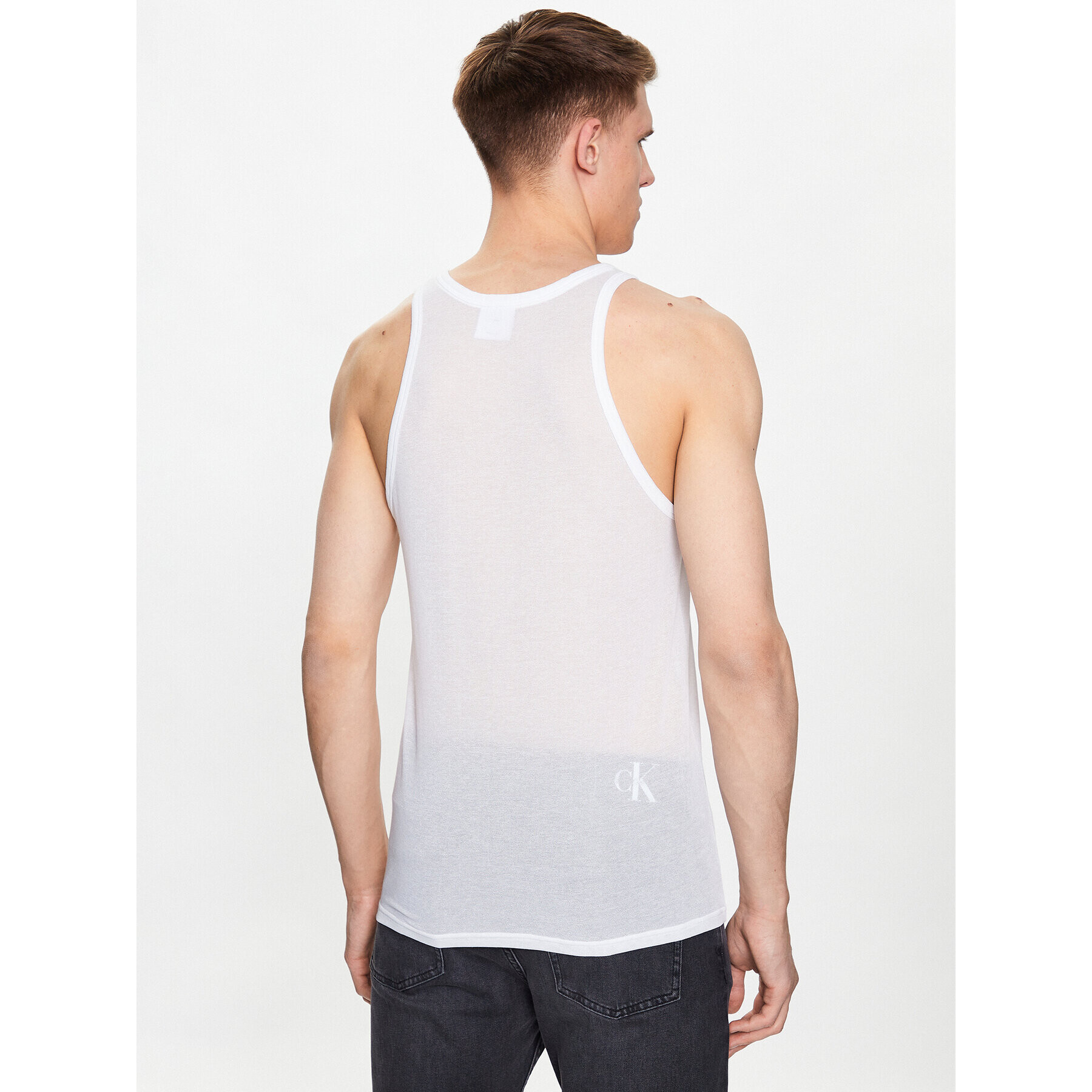 Calvin Klein Underwear Мъжки топ 000NB3516A Бял Regular Fit - Pepit.bg