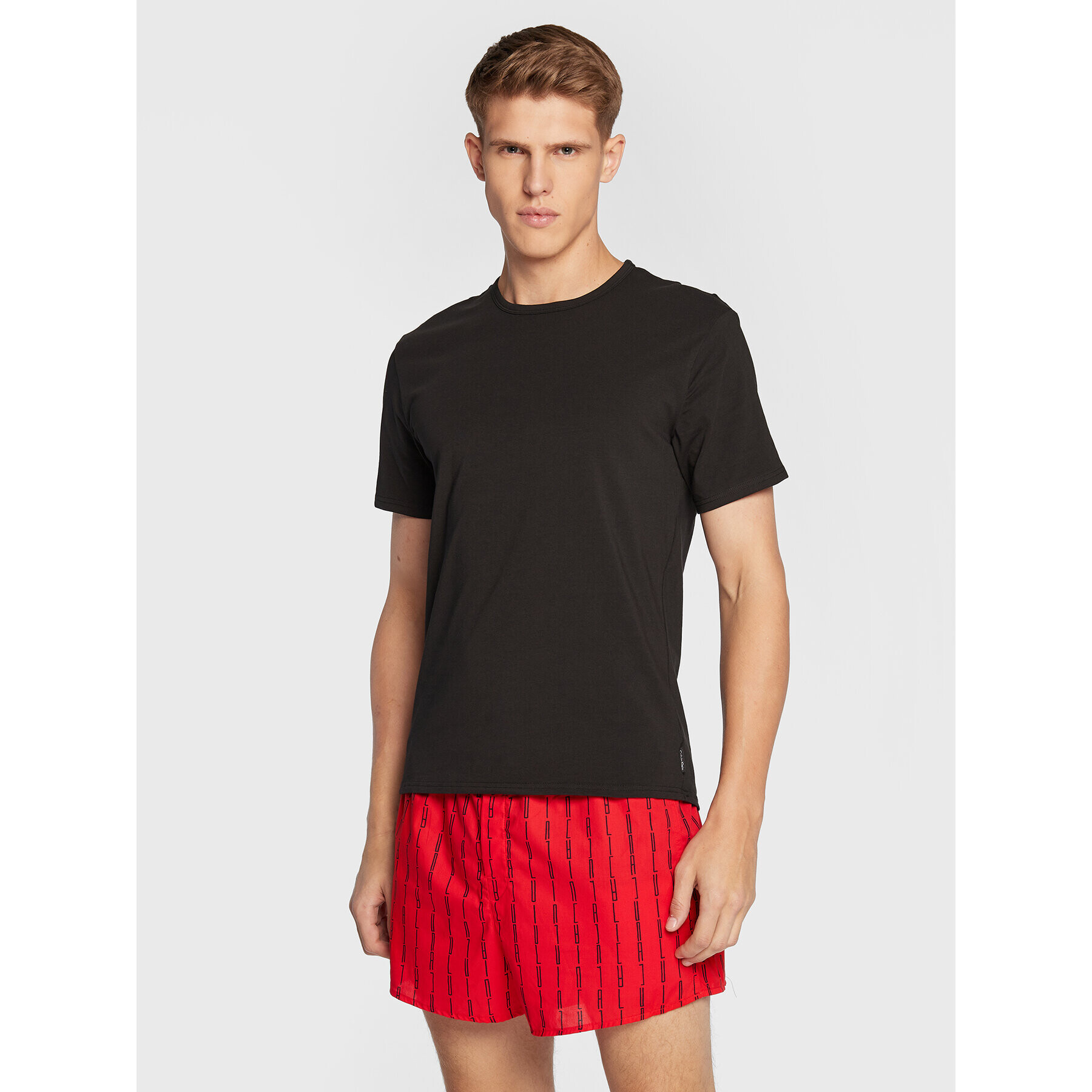Calvin Klein Underwear Пижама 000NB3324E Черен Regular Fit - Pepit.bg