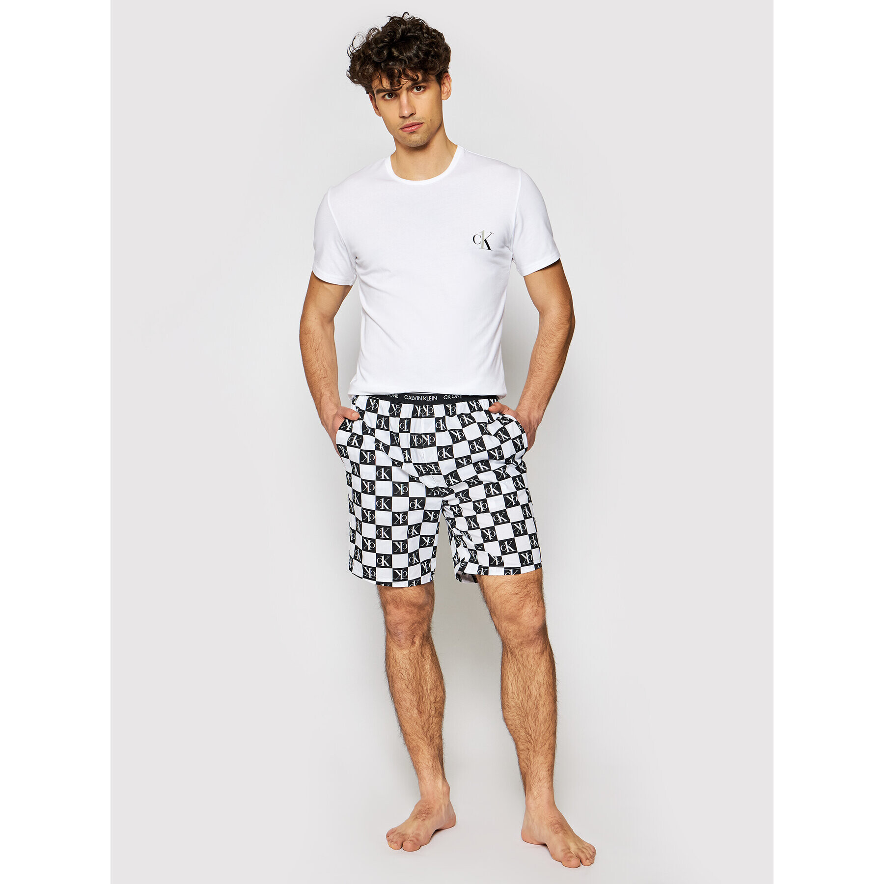 Calvin Klein Underwear Пижама 000NM2128E Черен - Pepit.bg
