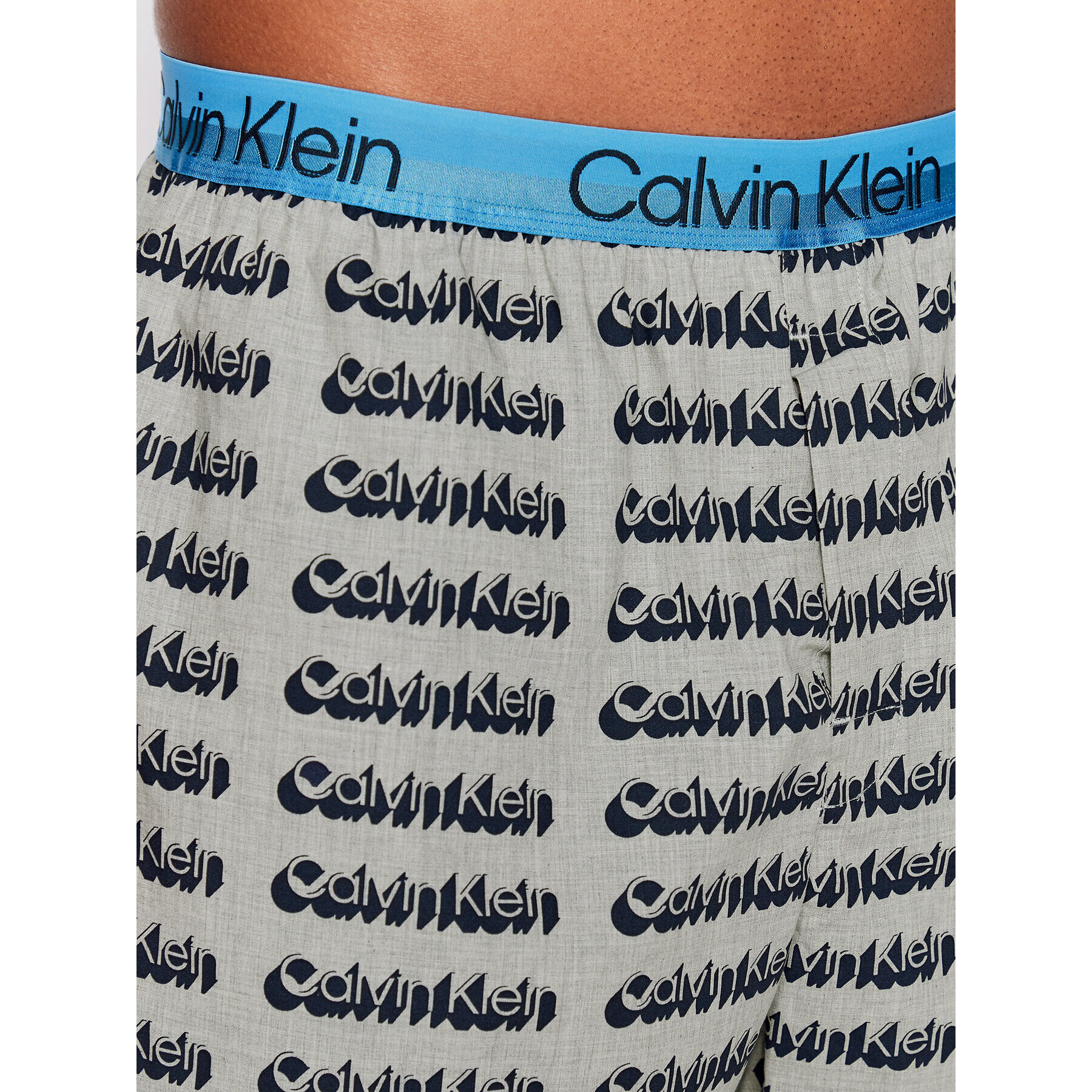 Calvin Klein Underwear Пижама 000NM2183E Син Regular Fit - Pepit.bg