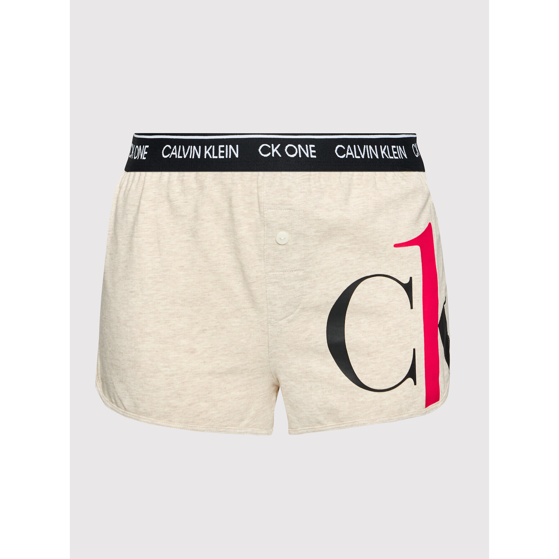 Calvin Klein Underwear Пижама 000QS6443E Бежов - Pepit.bg