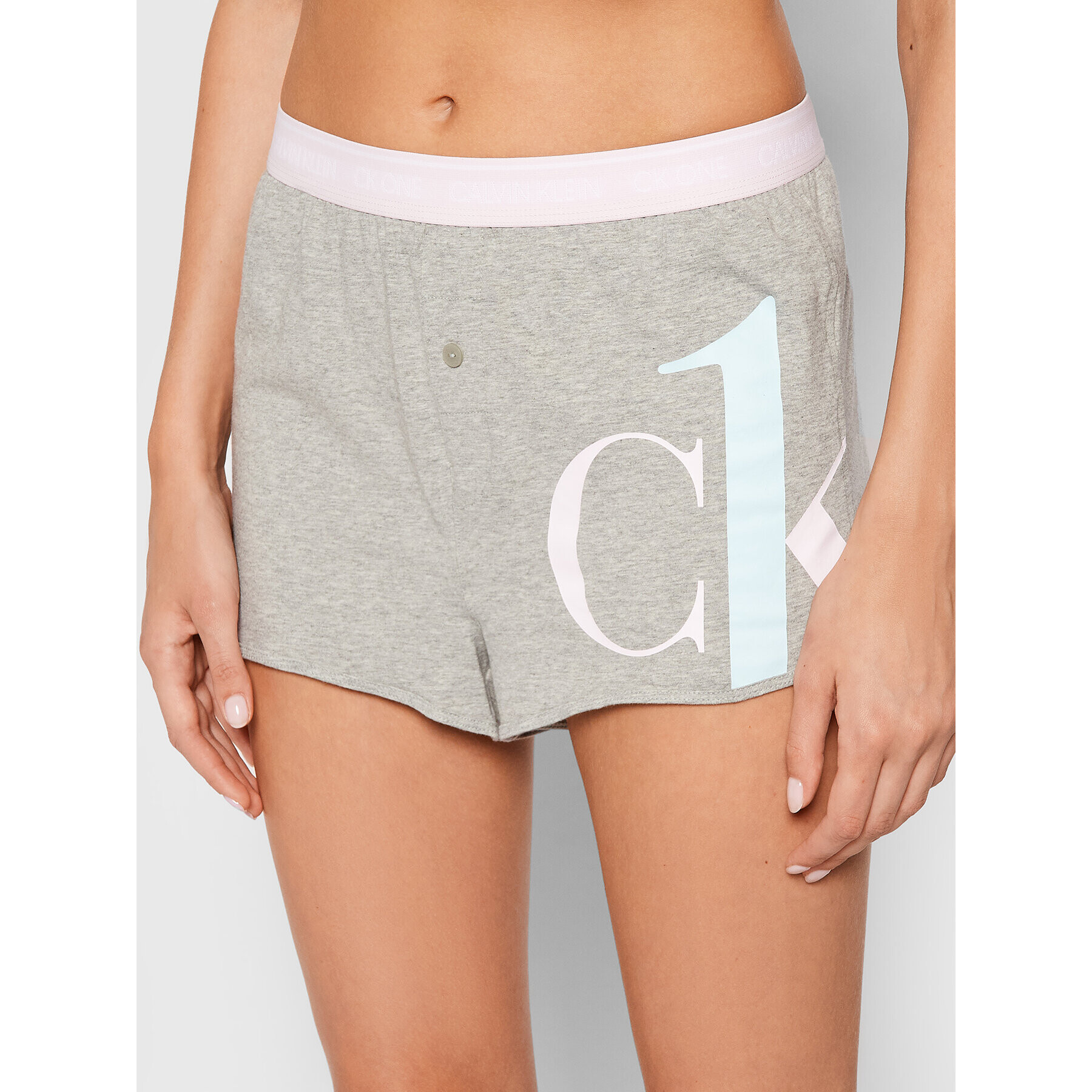 Calvin Klein Underwear Пижама 000QS6443E Сив - Pepit.bg