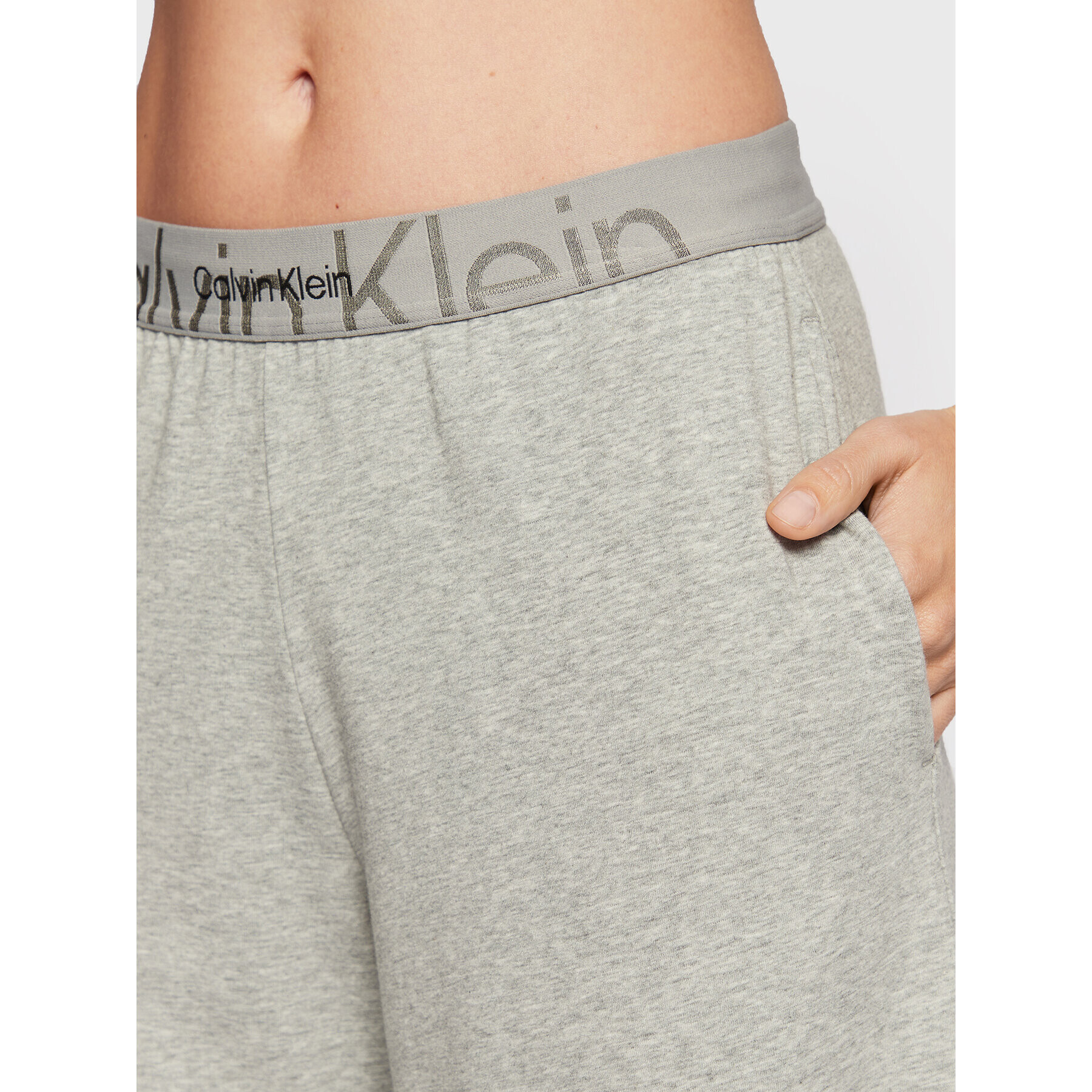 Calvin Klein Underwear Пижама 000QS6899E Сив Regular Fit - Pepit.bg