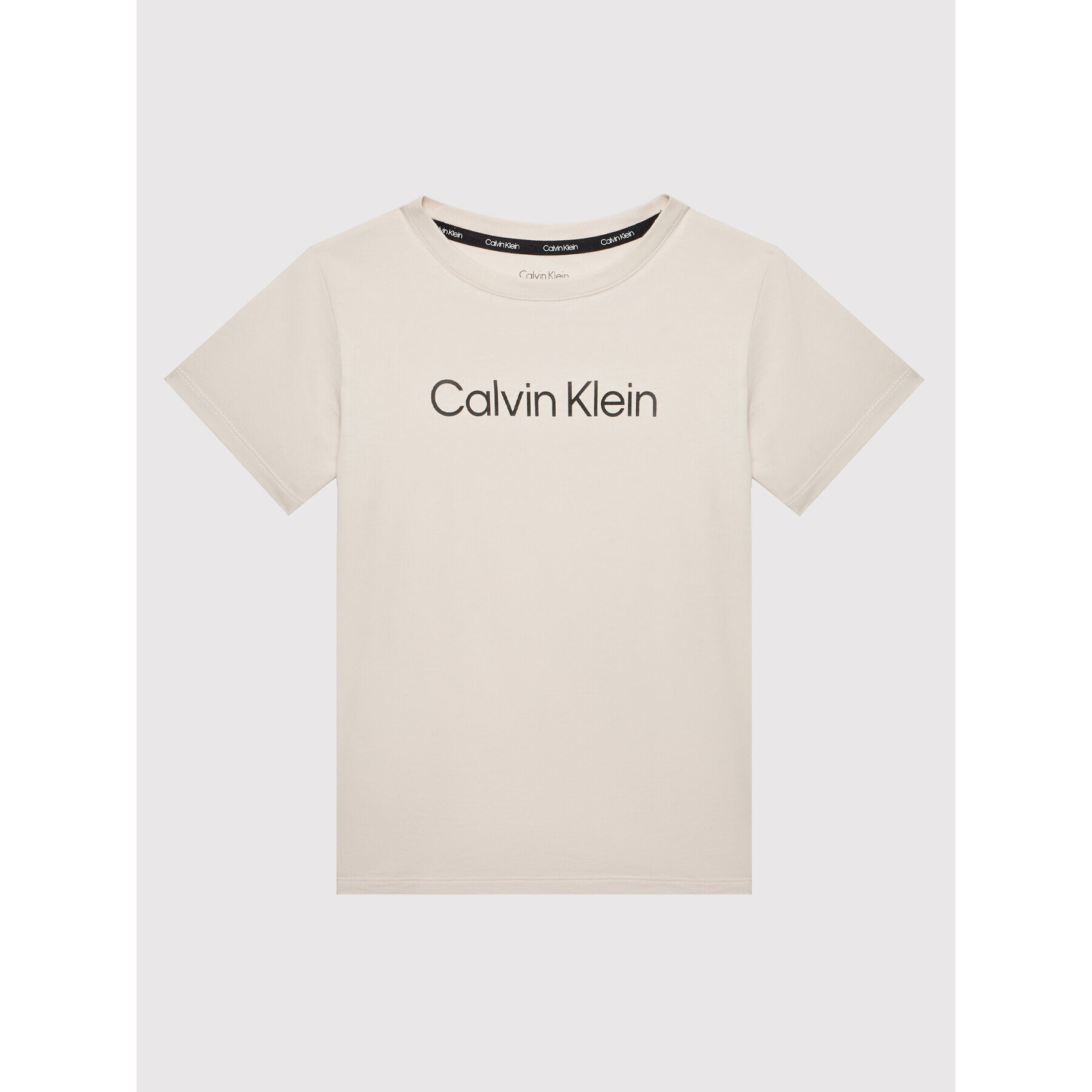 Calvin Klein Underwear Пижама B70B700387 Бежов Regular Fit - Pepit.bg