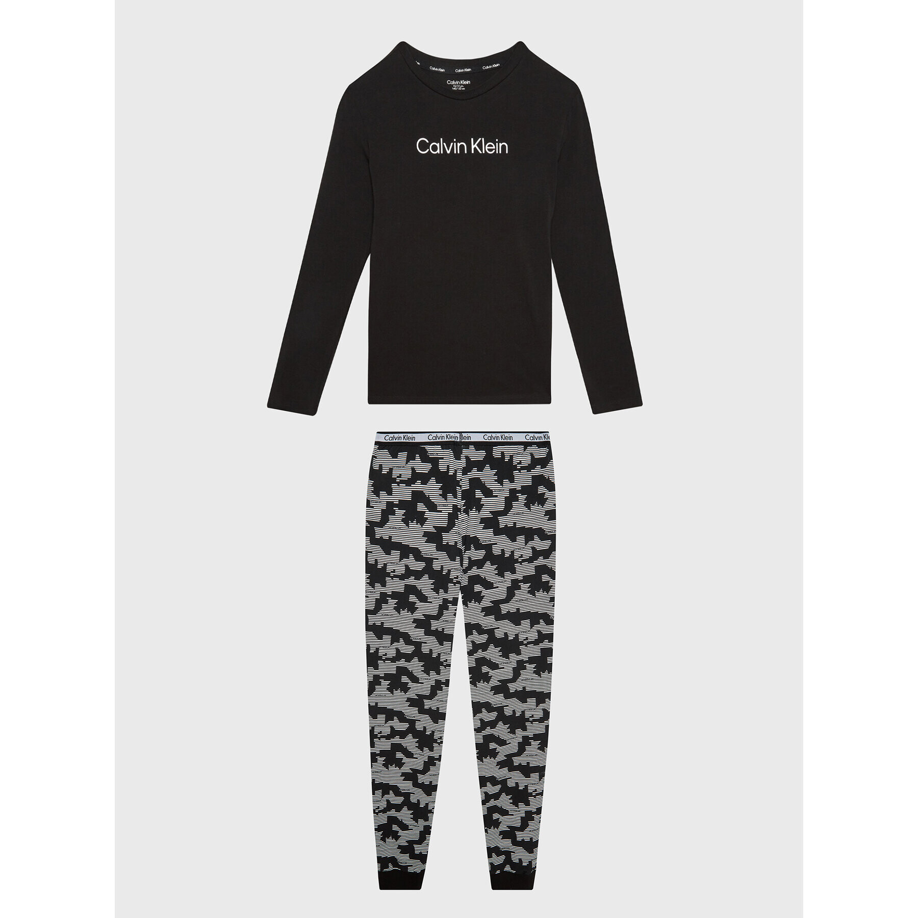 Calvin Klein Underwear Пижама B70B700412 Черен Regular Fit - Pepit.bg