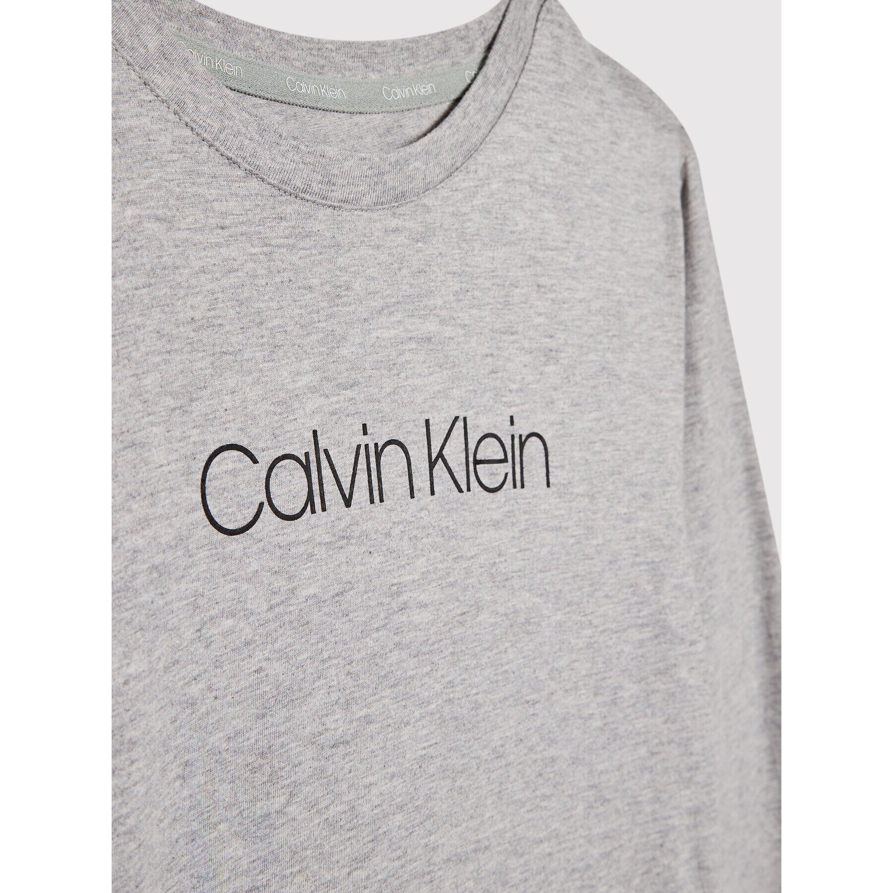 Calvin Klein Underwear Пижама Knit Pj B70B700356 Сив - Pepit.bg