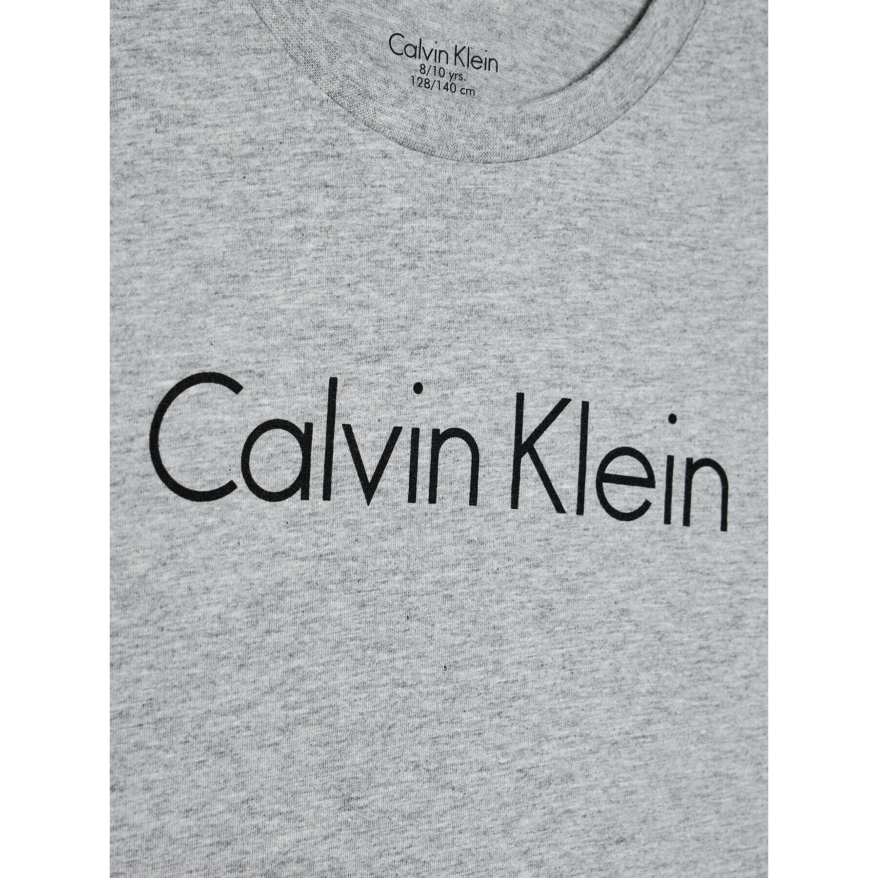 Calvin Klein Underwear Пижама Ls Knit Set B70B700052 D Сив Regular Fit - Pepit.bg