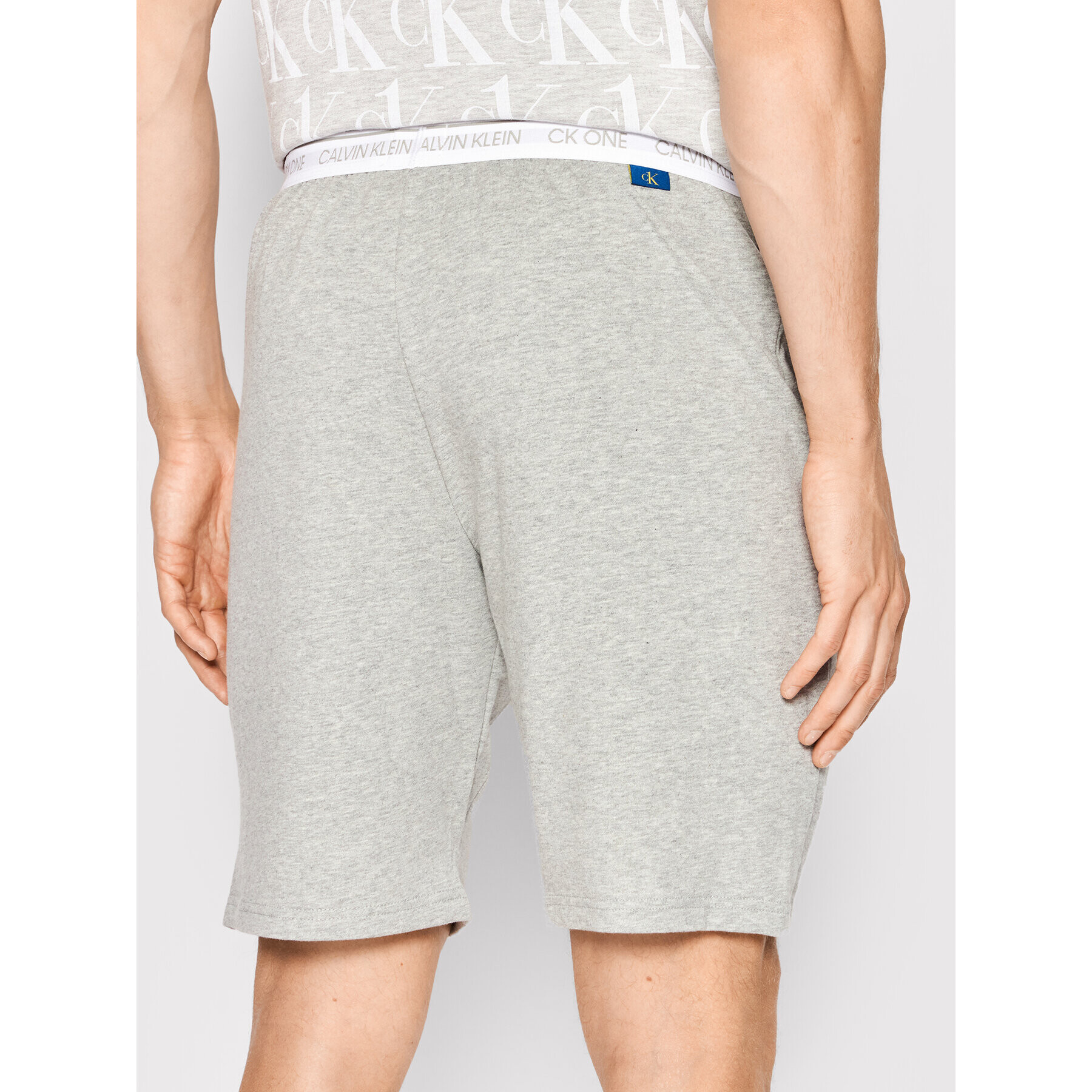 Calvin Klein Underwear Пижамени шорти 000NM1906E Сив Regular Fit - Pepit.bg