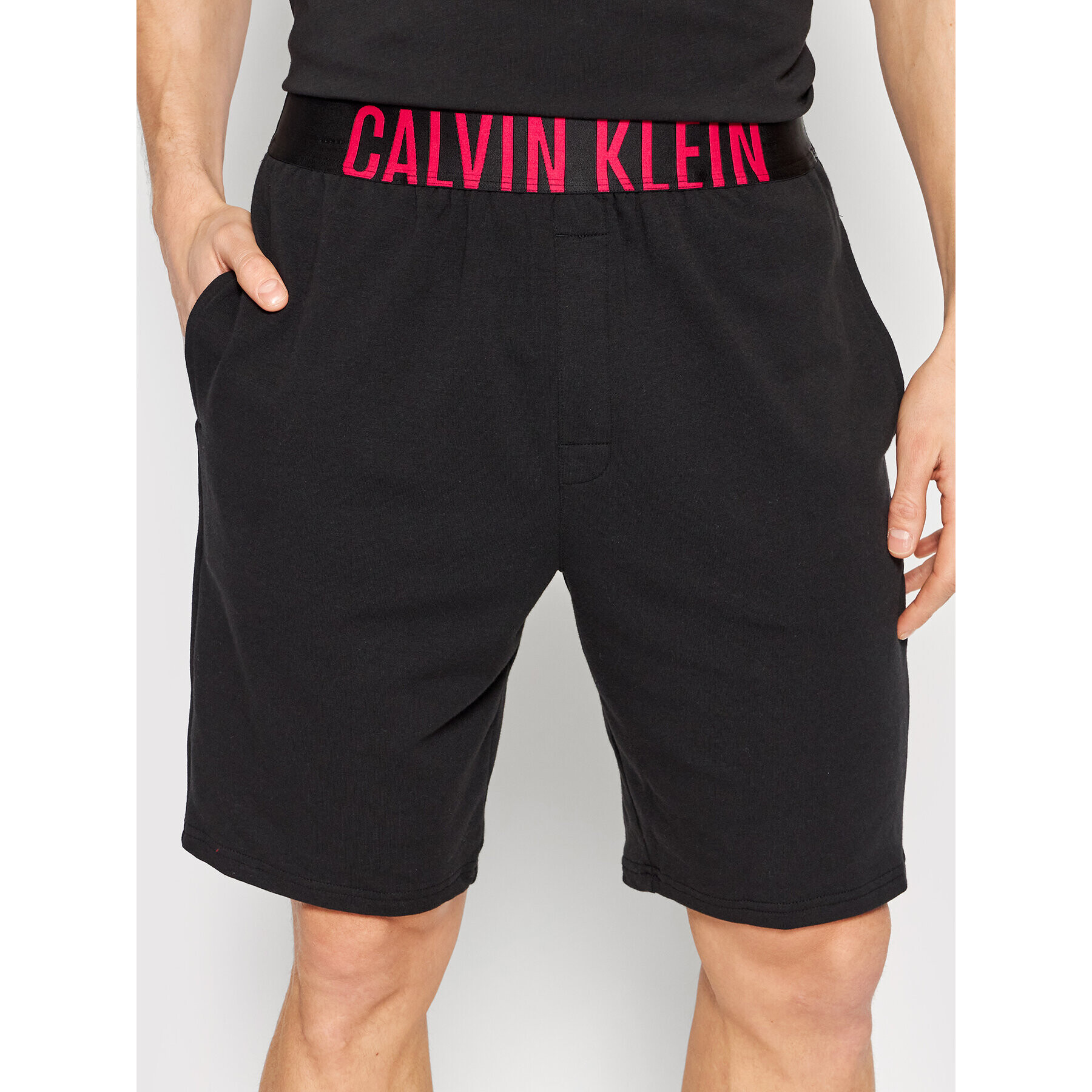 Calvin Klein Underwear Пижамени шорти 000NM1962E Черен Regular Fit - Pepit.bg