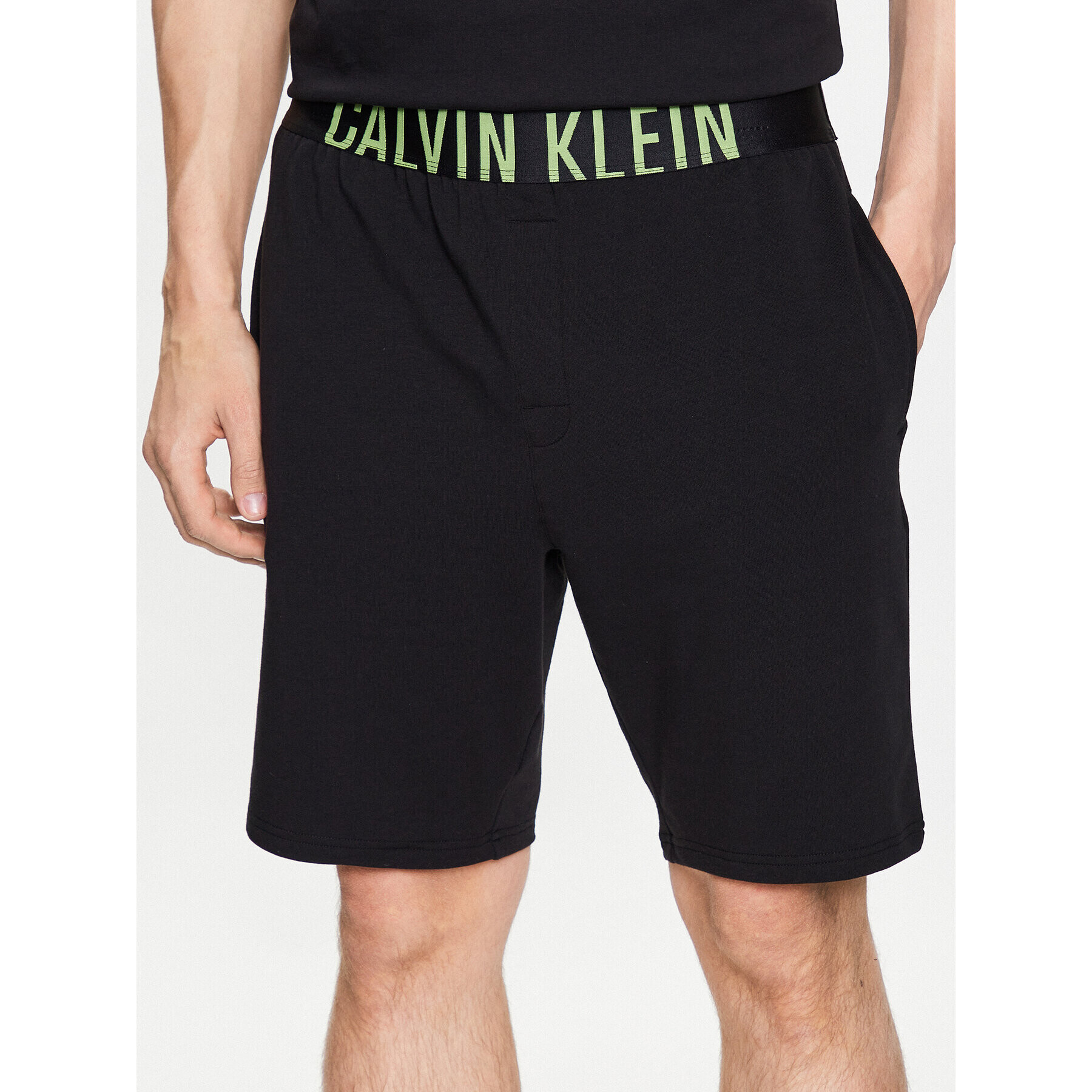 Calvin Klein Underwear Пижамени шорти 000NM1962E Черен Regular Fit - Pepit.bg