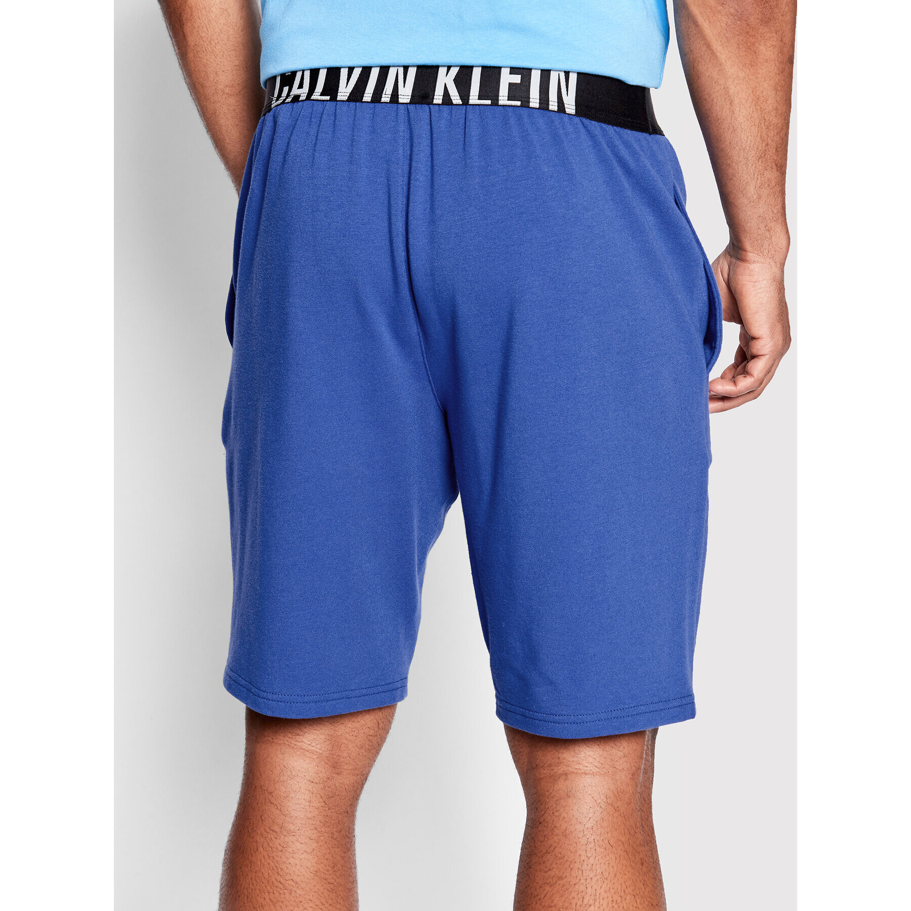 Calvin Klein Underwear Пижамени шорти 000NM1962E Син Regular Fit - Pepit.bg