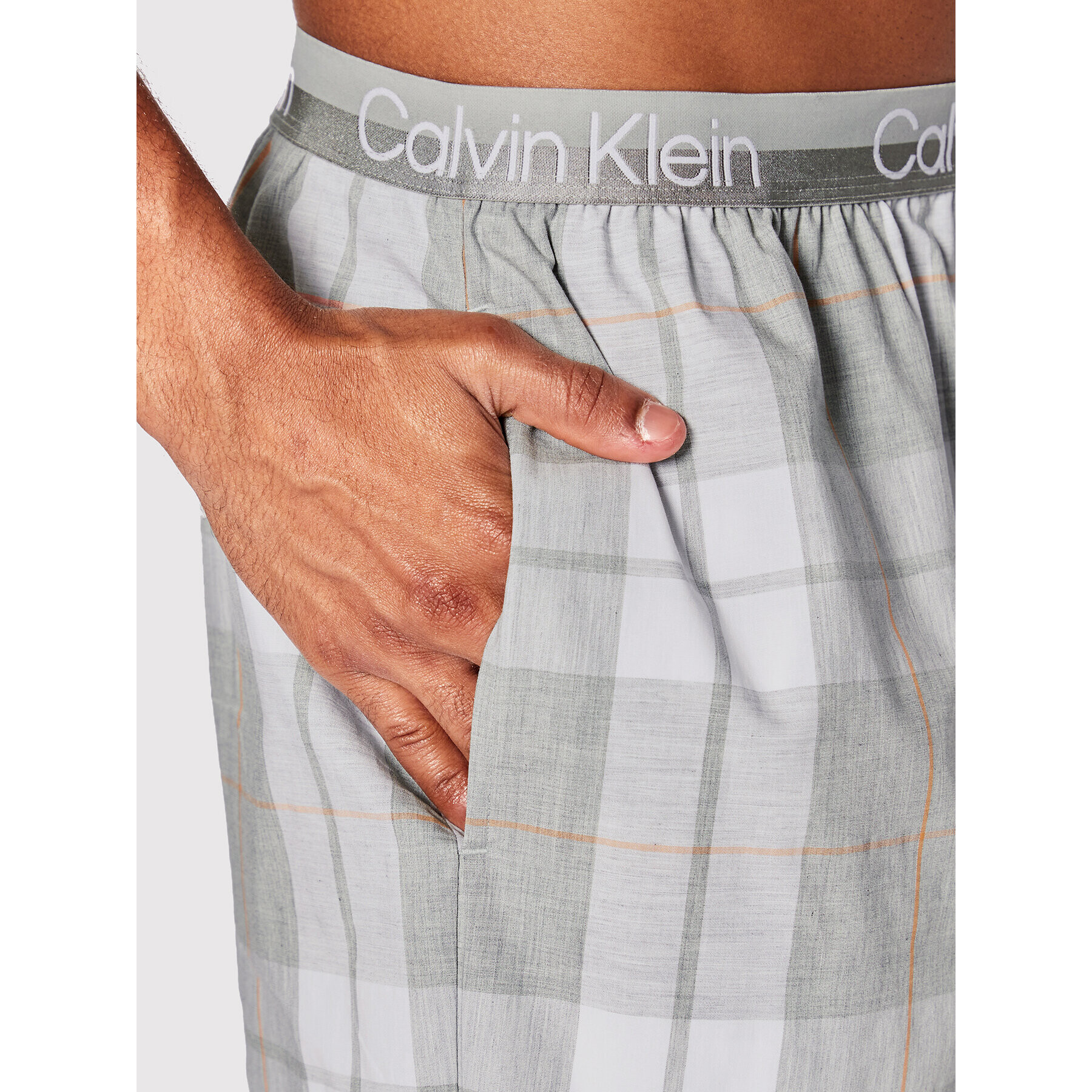 Calvin Klein Underwear Пижамени шорти 000NM2179E Сив Regular Fit - Pepit.bg