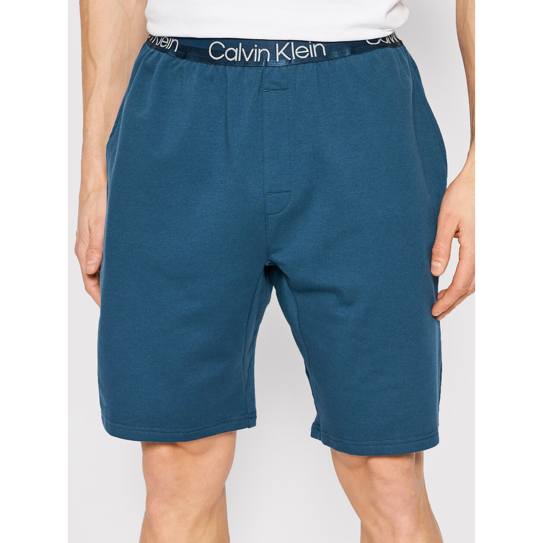 Calvin Klein Underwear Пижамени шорти 000NM2271E Тъмносин Regular Fit - Pepit.bg