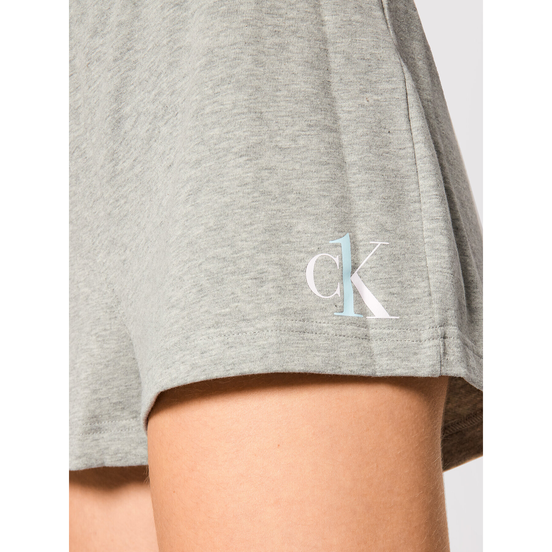 Calvin Klein Underwear Пижамени шорти 000QS6428E Сив Regular Fit - Pepit.bg