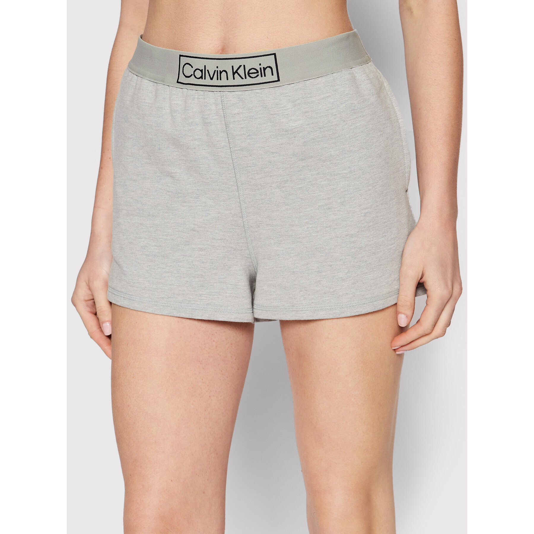 Calvin Klein Underwear Пижамени шорти 000QS6799E Сив Regular Fit - Pepit.bg