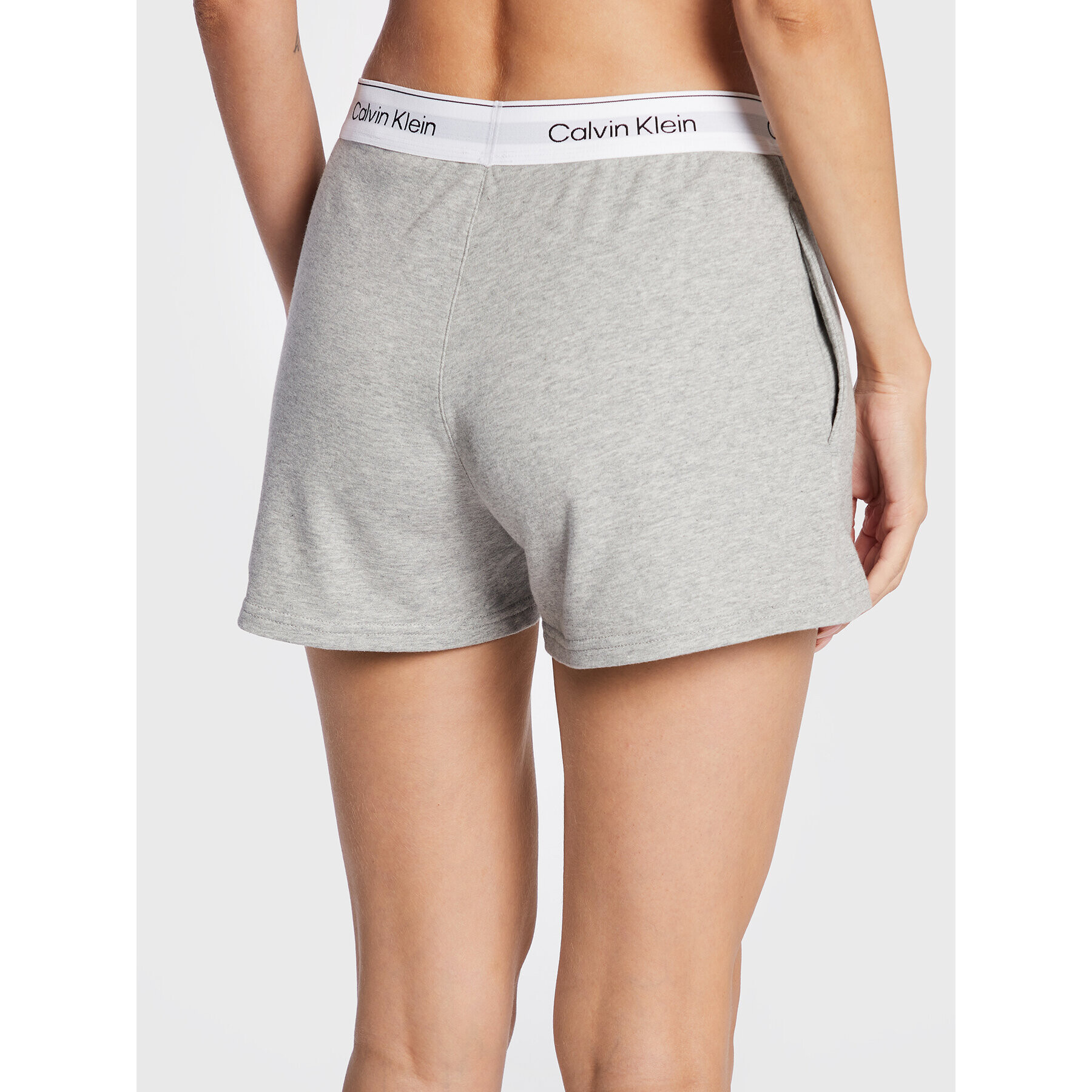 Calvin Klein Underwear Пижамени шорти 000QS6871E Сив Regular Fit - Pepit.bg