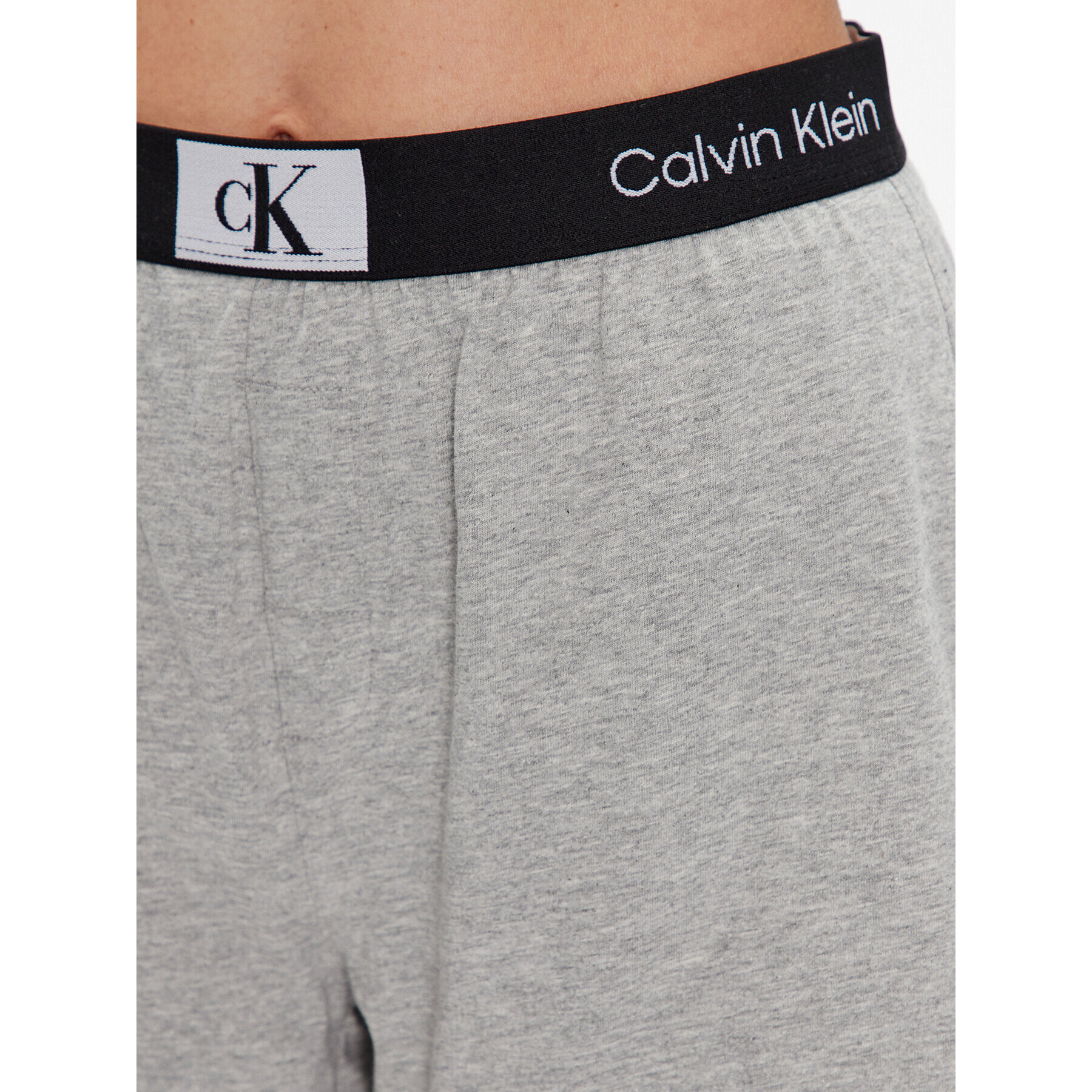 Calvin Klein Underwear Пижамени шорти 000QS6947E Сив Regular Fit - Pepit.bg