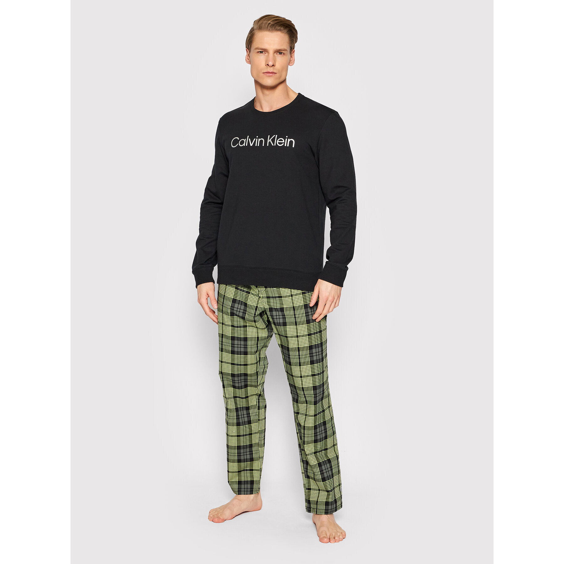 Calvin Klein Underwear Суитшърт 000NM2265E Черен Regular Fit - Pepit.bg