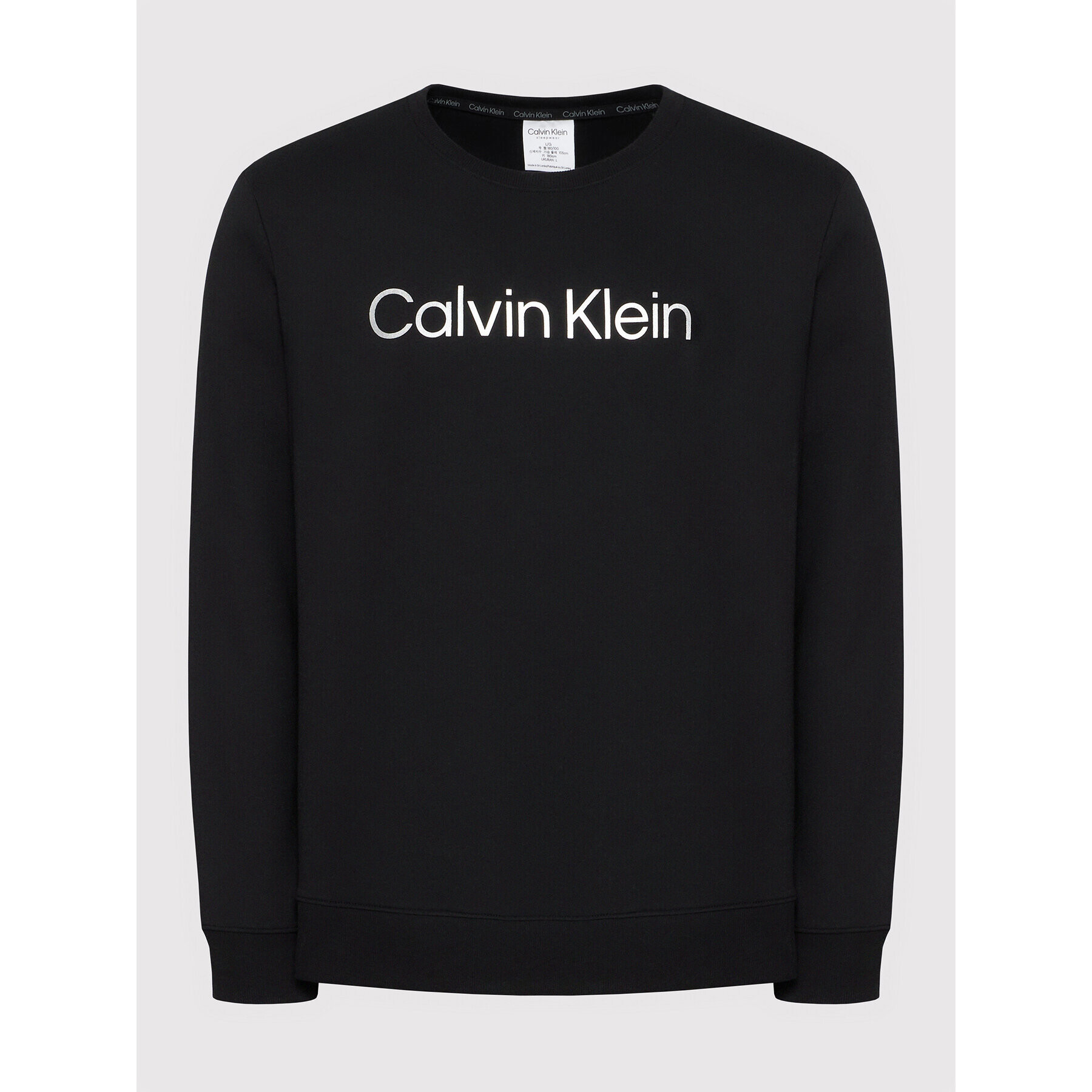 Calvin Klein Underwear Суитшърт 000NM2265E Черен Regular Fit - Pepit.bg