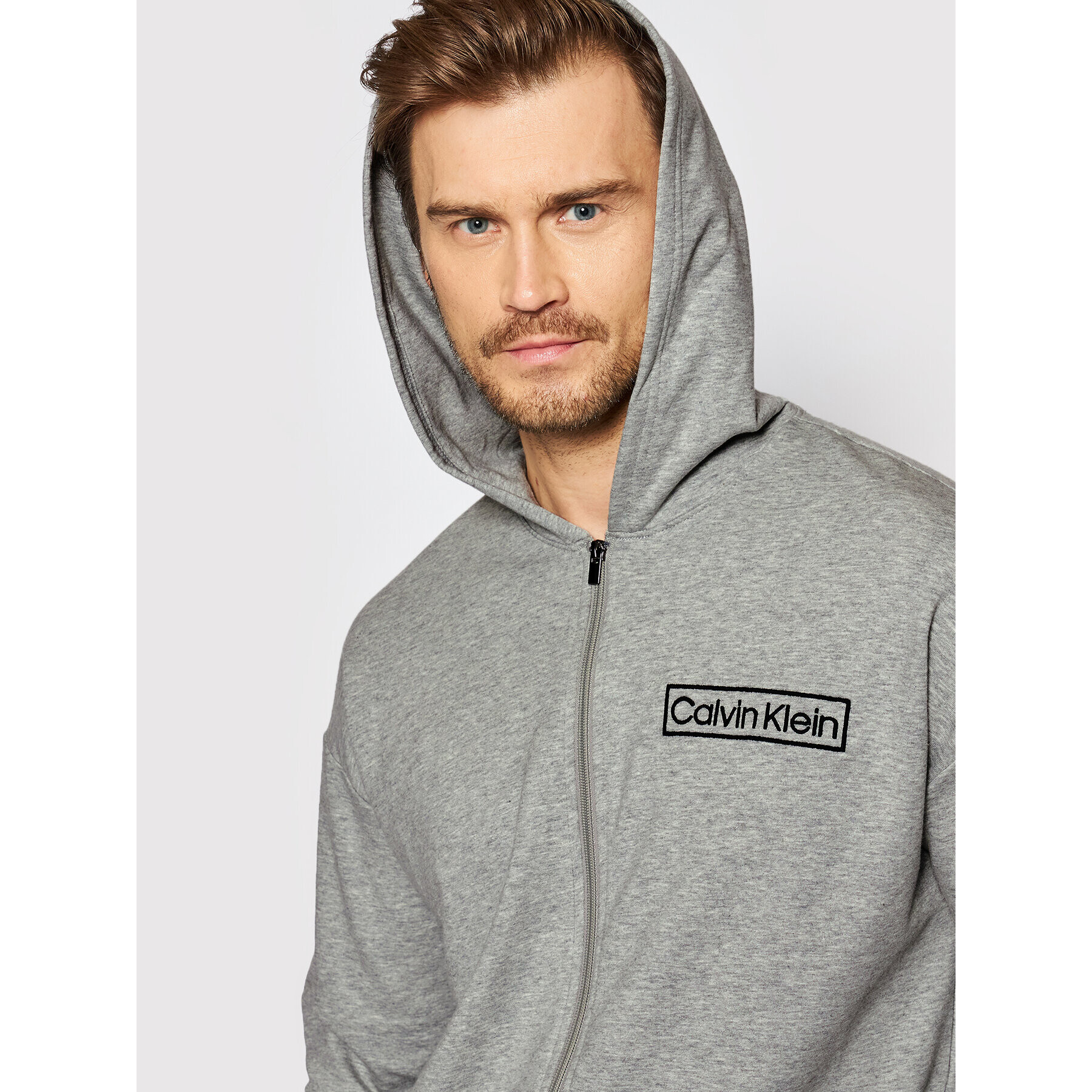 Calvin Klein Underwear Суитшърт 000NM2273E Сив Regular Fit - Pepit.bg