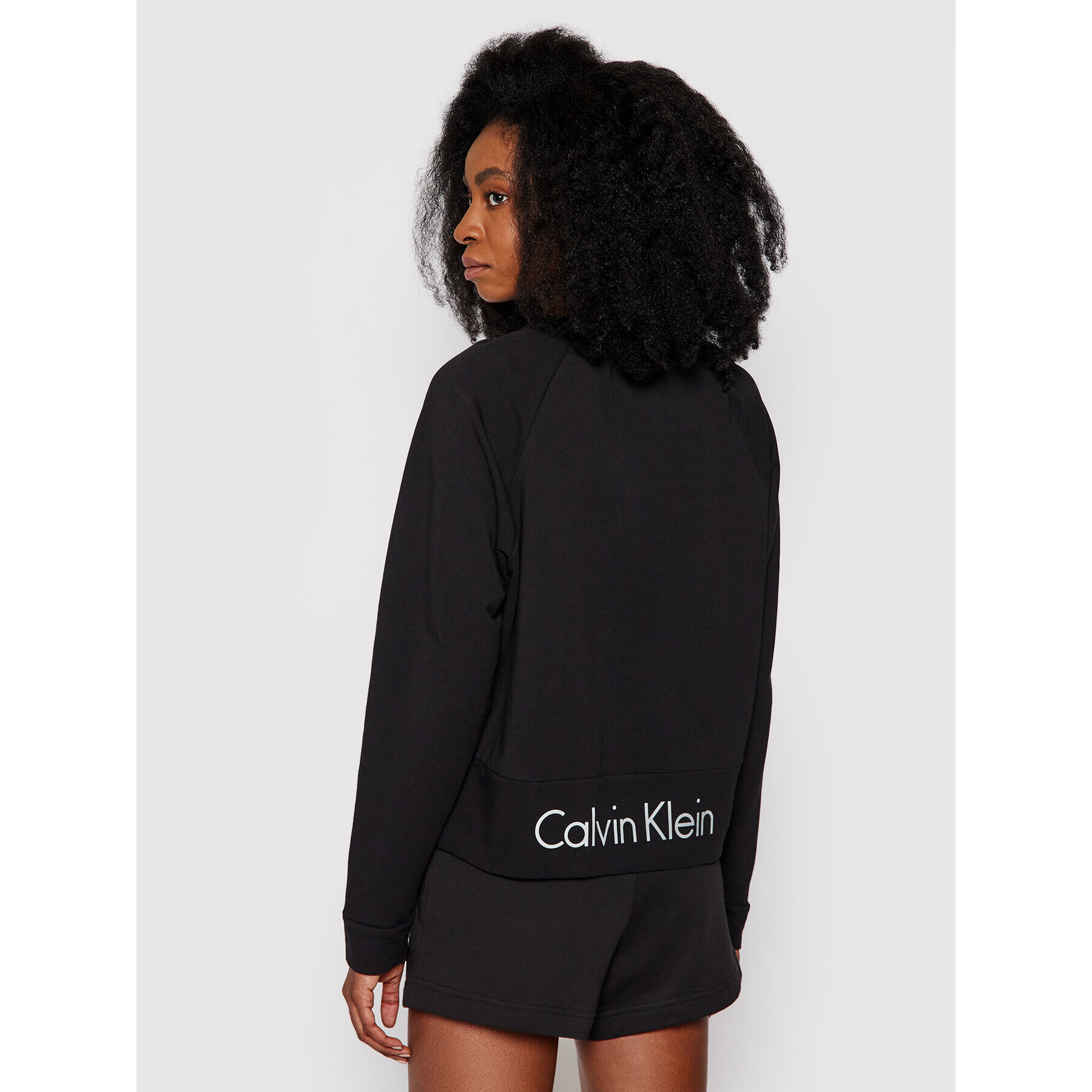Calvin Klein Underwear Суитшърт 000QS6702E Черен Regular Fit - Pepit.bg