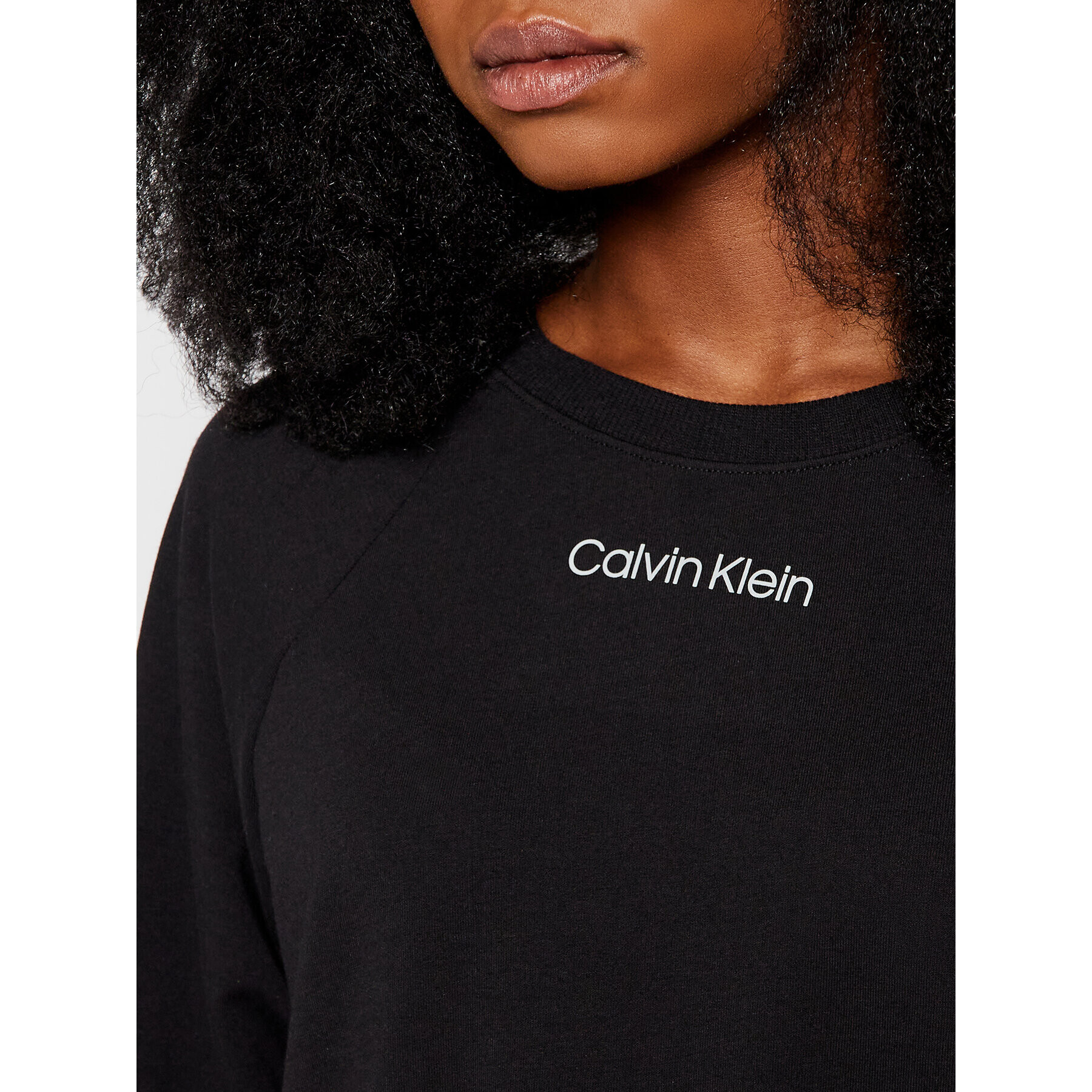 Calvin Klein Underwear Суитшърт 000QS6702E Черен Regular Fit - Pepit.bg