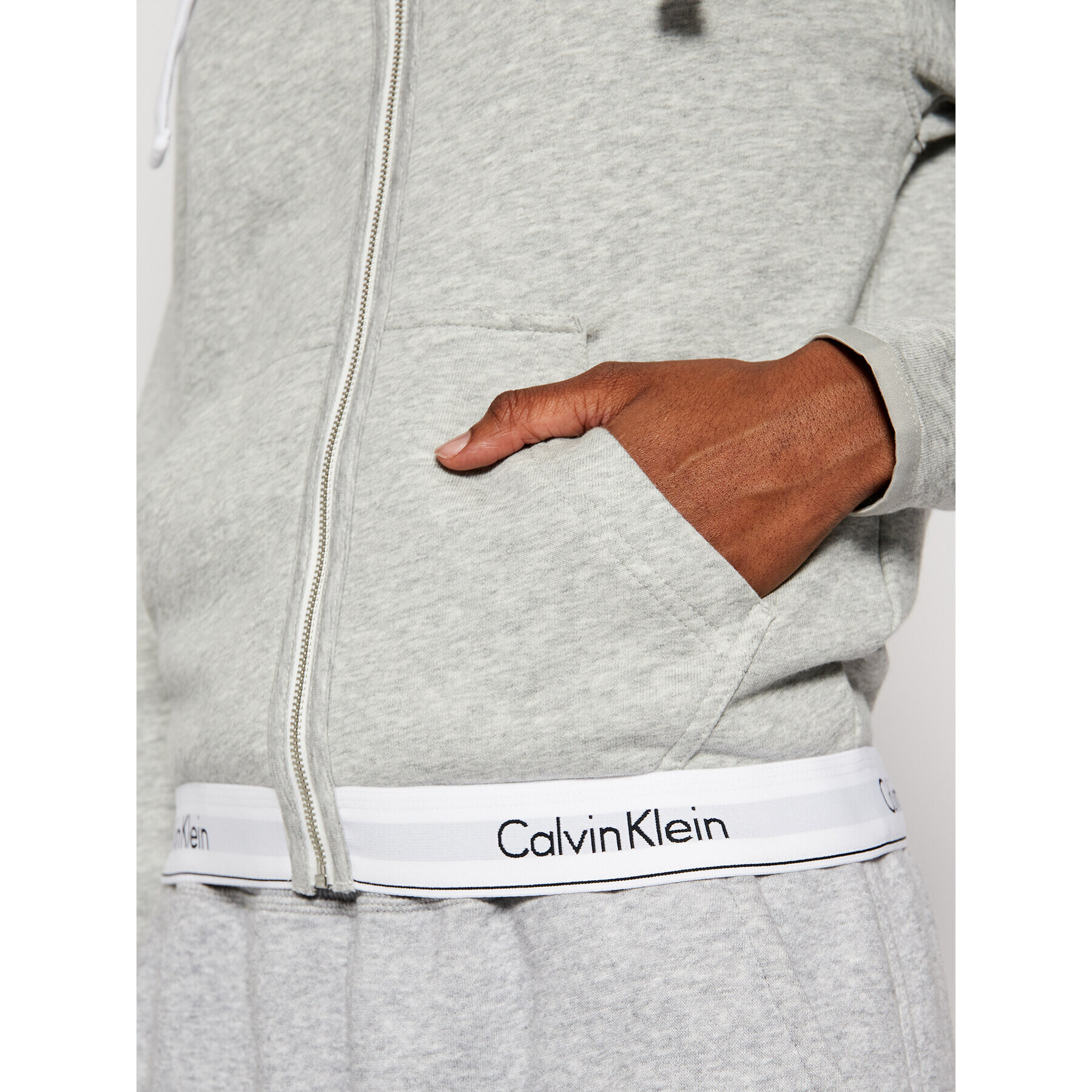 Calvin Klein Underwear Суитшърт QS5667E Сив Regular Fit - Pepit.bg