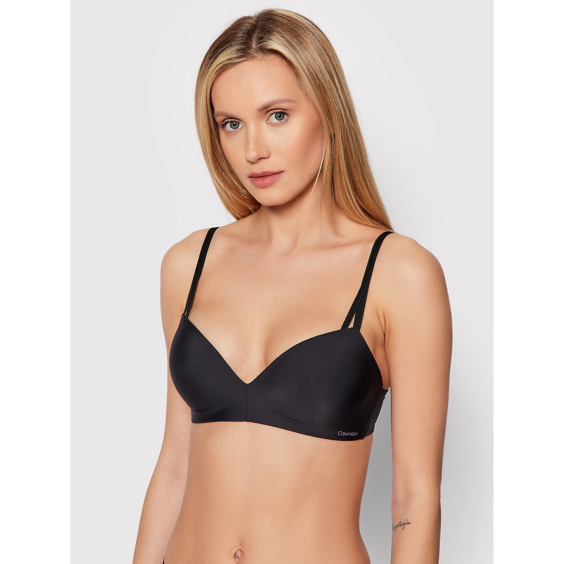 Calvin Klein Underwear Сутиен без банели Seductive Comfort 000QF6017E Черен - Pepit.bg