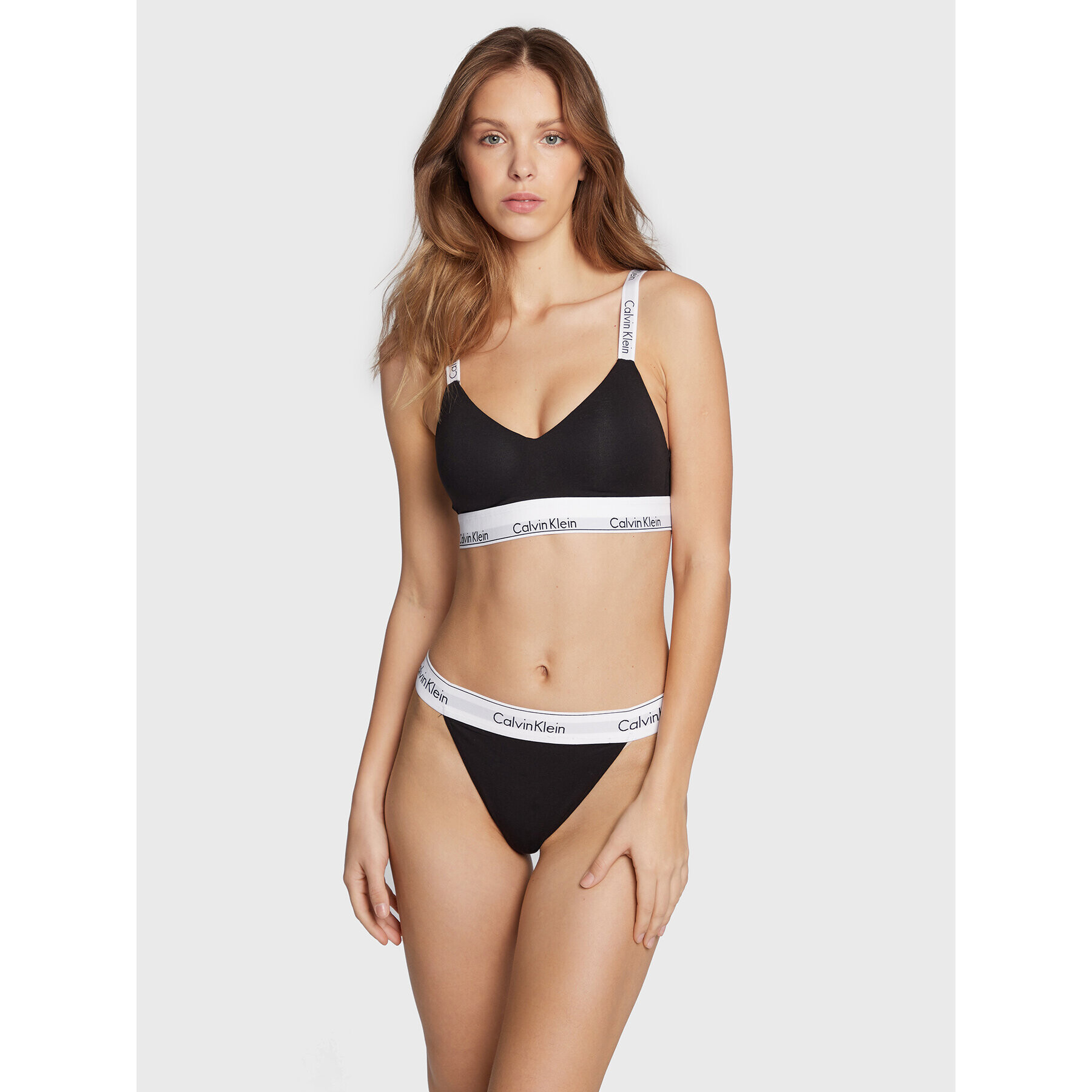 Calvin Klein Underwear Сутиен без банели 000QF7059E Черен - Pepit.bg